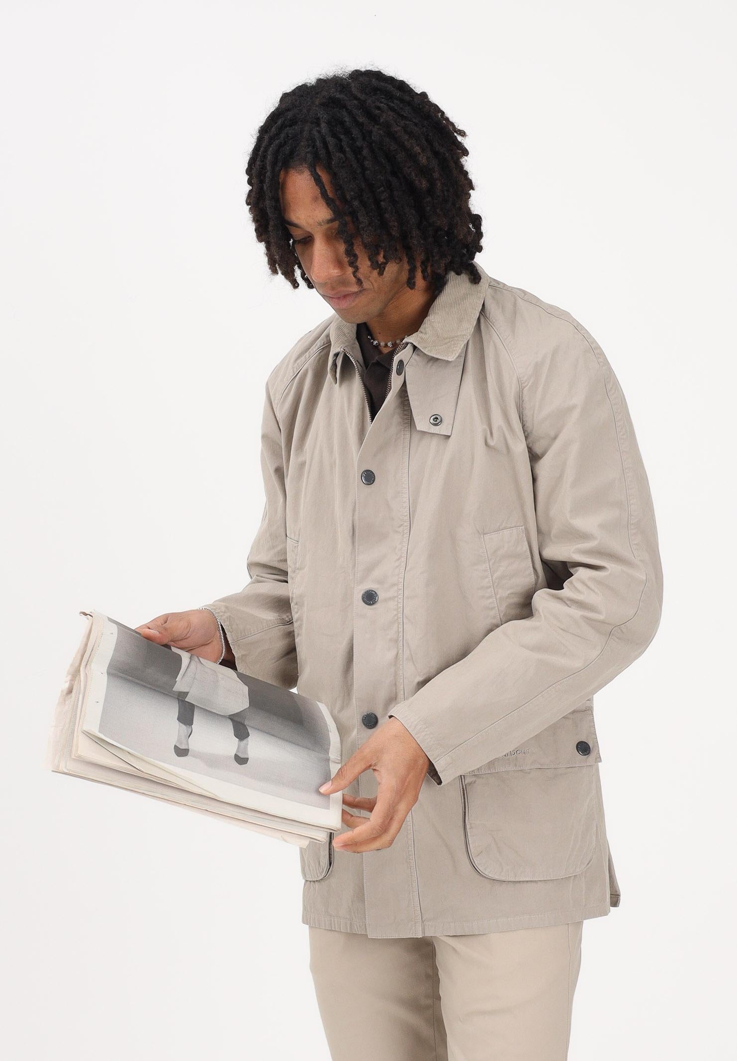 BARBOUR Trench corto Ashby Casual beige da uomo 261-MCA0792 ST32 BARBOUR