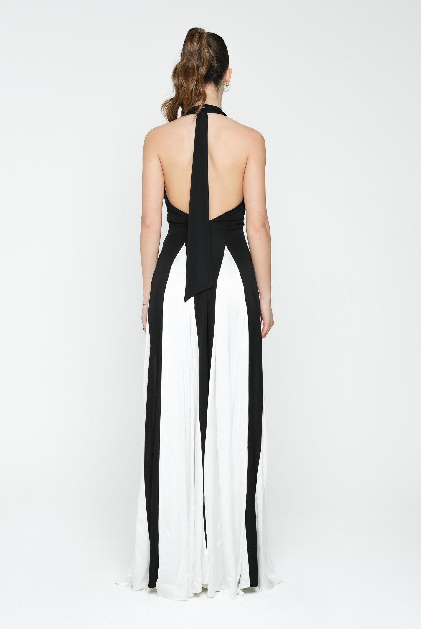 SANTAS Abito lungo MOUSSE nero da donna PV25022 NERO SANTAS