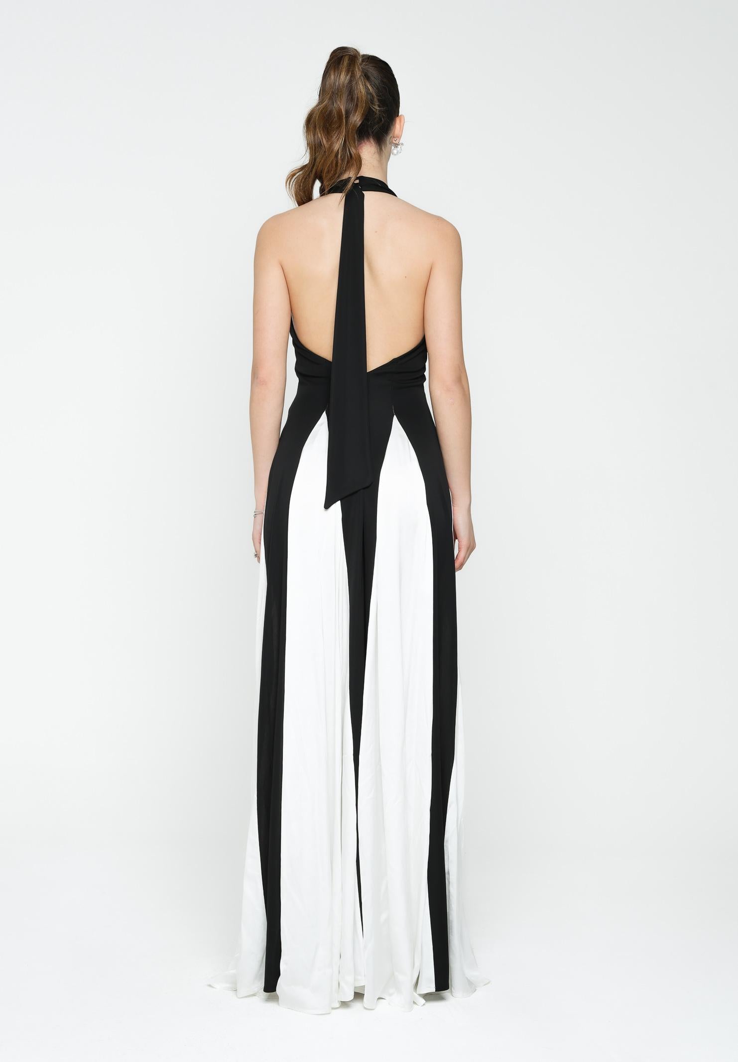 SANTAS Abito lungo MOUSSE nero da donna PV25022 NERO SANTAS