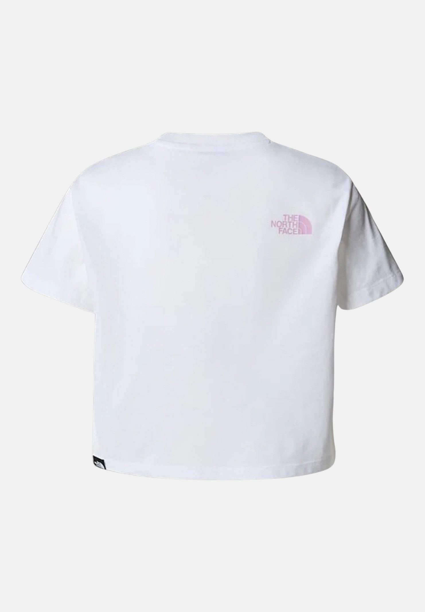 THE NORTH FACE T-shirt a manica corta Easy bianca da bambina NF0A8DRQ9ZT1 THE NORTH FACE