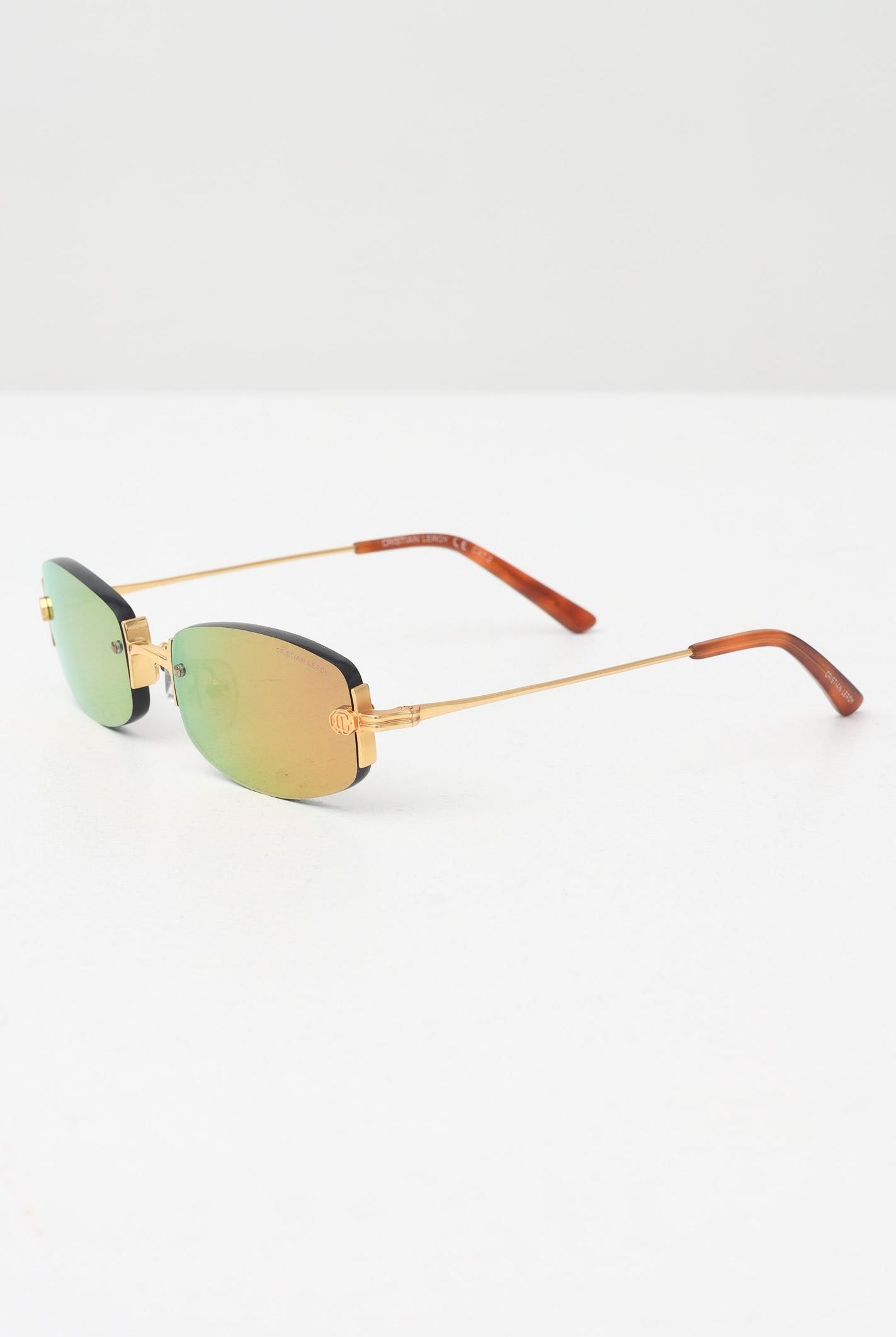CRISTIAN LEROY Occhiali da sole con riflessi iridescenti per uomo e donna 15022 04 CRISTIAN LEROY
