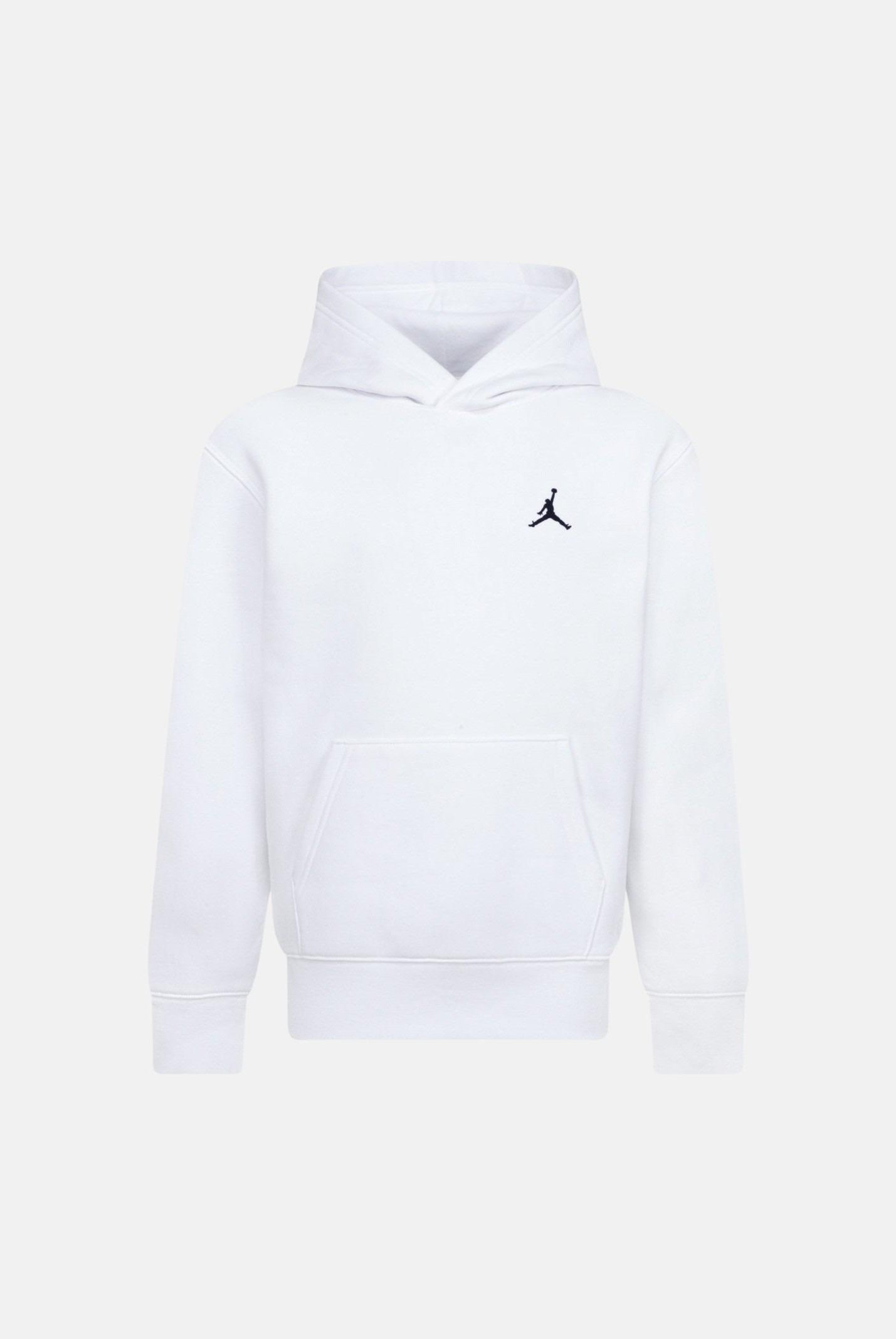 JORDAN Felpa con cappuccio BROOKLIN FT bianca per bambino e bambina 95F121 001 JORDAN