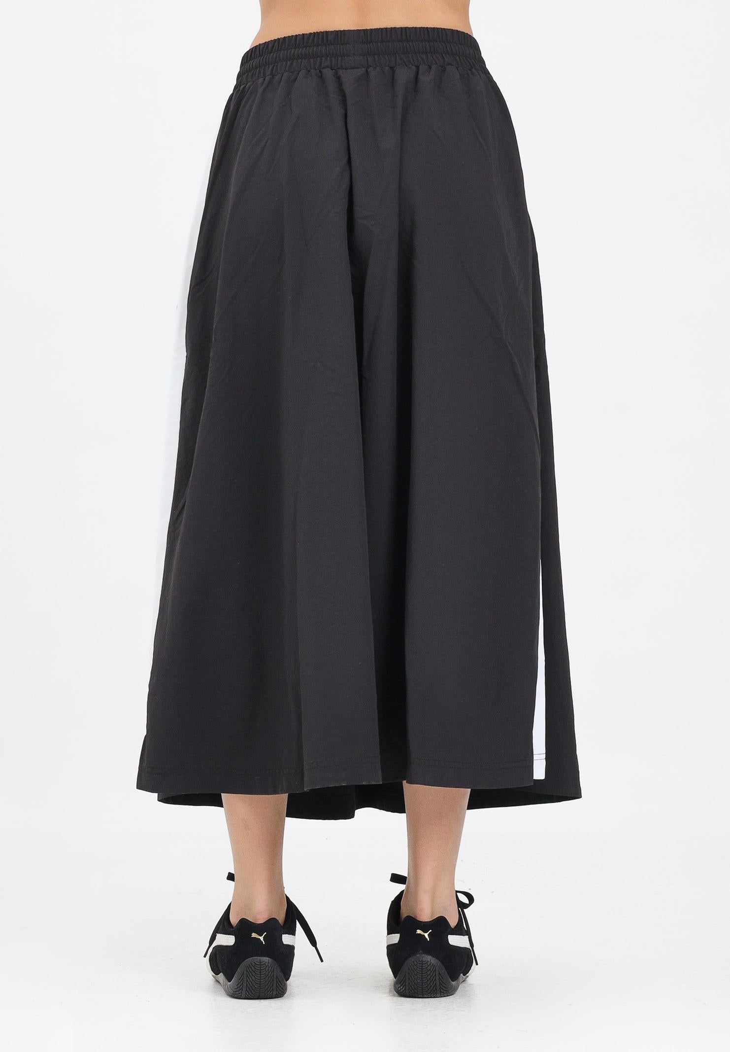 PUMA Gonna midi T7 nera da donna 633438 01 PUMA