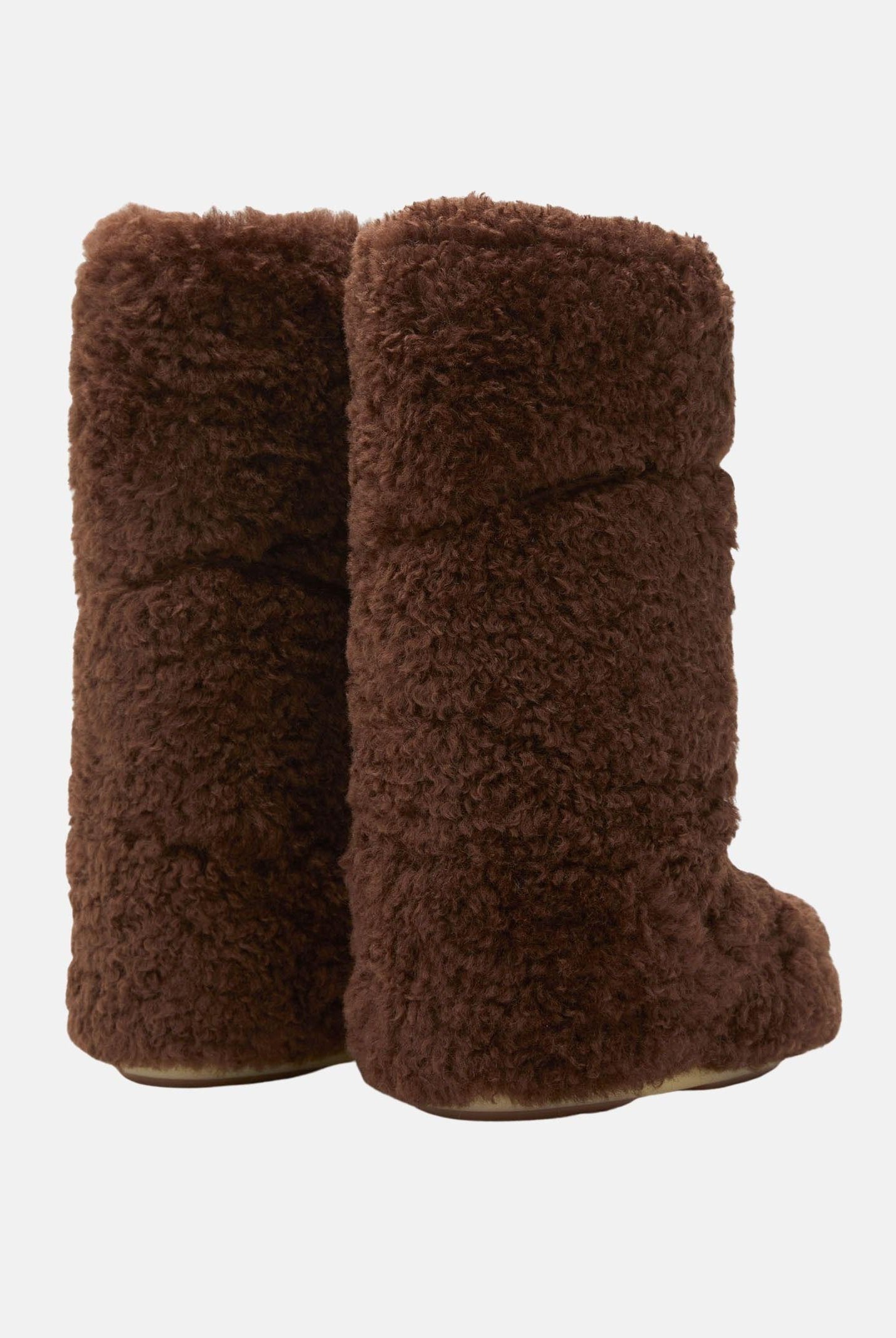 MOON BOOT Stivali da neve ICON CURLY EXTRA marroni da donna 80D1403070 M010 MOON BOOT