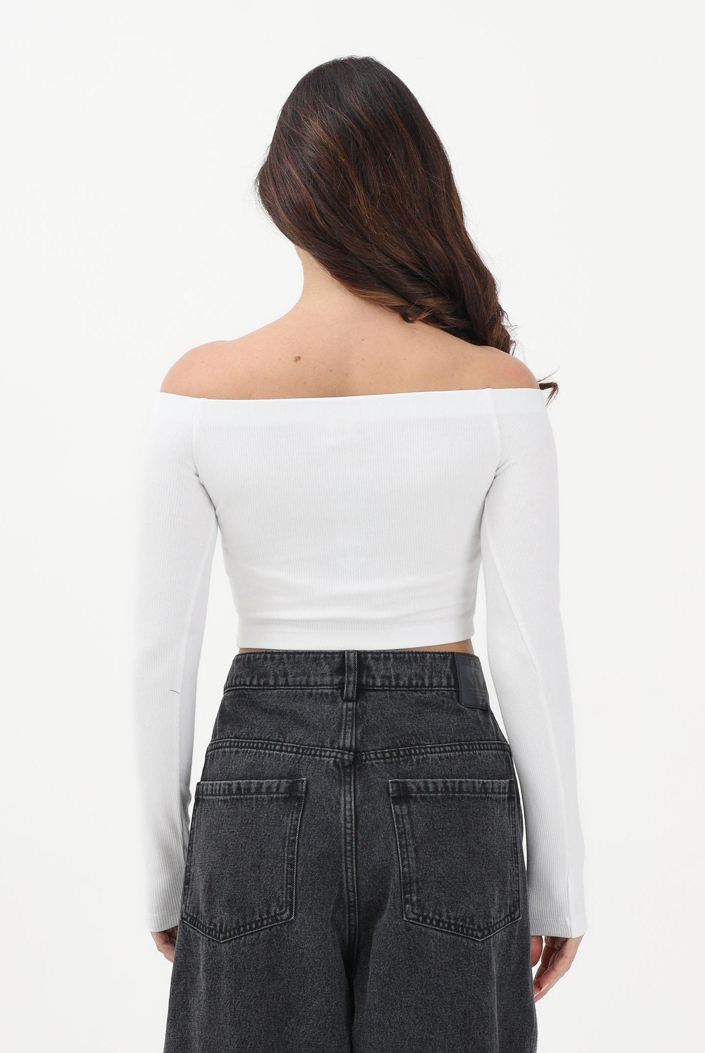 ADIDAS ORIGINALS Top Essentials Rib Off bianco da donna KE3153 . ADIDAS ORIGINALS