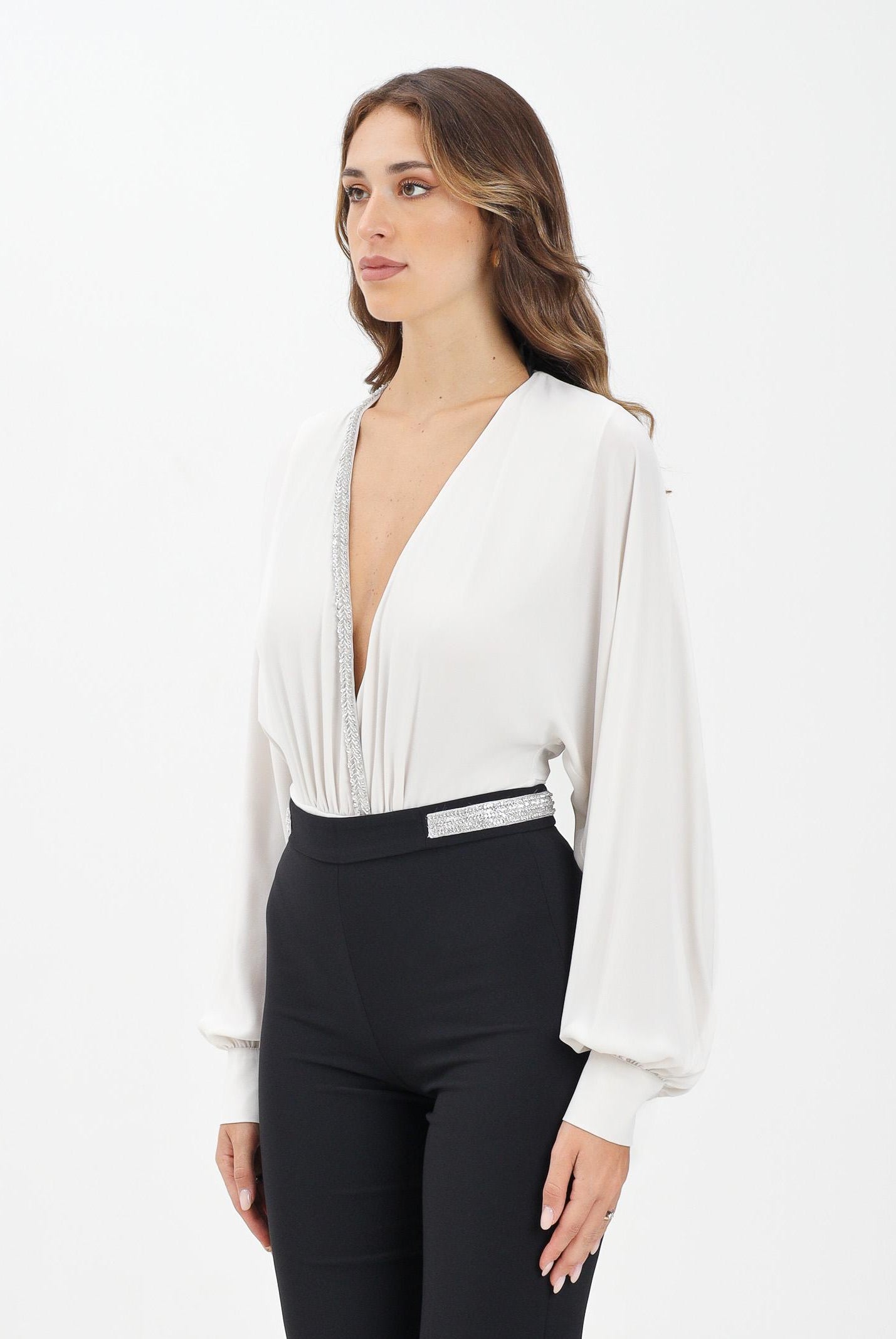 ALMA SANCHEZ Body Baseo bianco da donna AS2526022TG 050 ALMA SANCHEZ