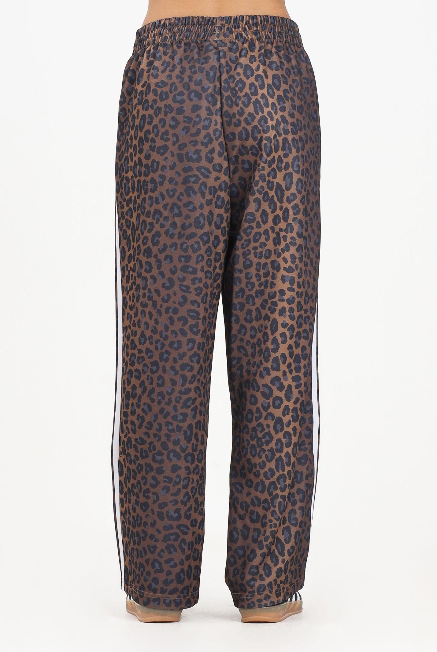 ADIDAS ORIGINALS Pantalone sportivo Firebird Loose Leopard beige da donna JV7580  ADIDAS ORIGINALS