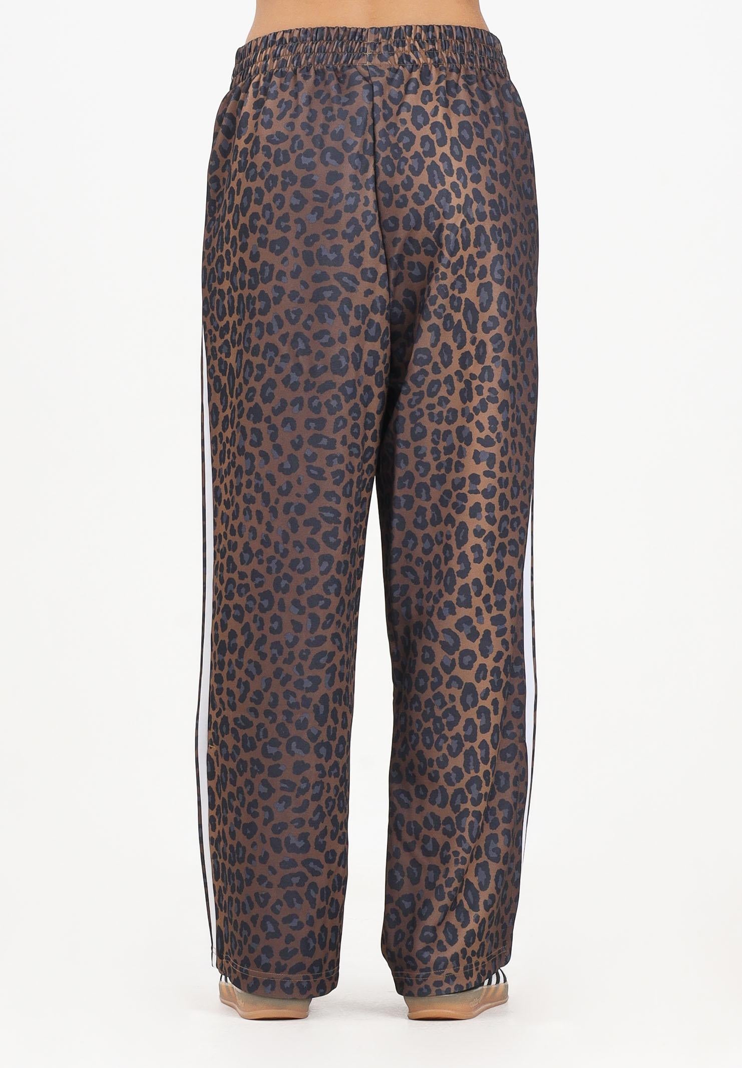 ADIDAS ORIGINALS Pantalone sportivo Firebird Loose Leopard beige da donna JV7580 ADIDAS ORIGINALS