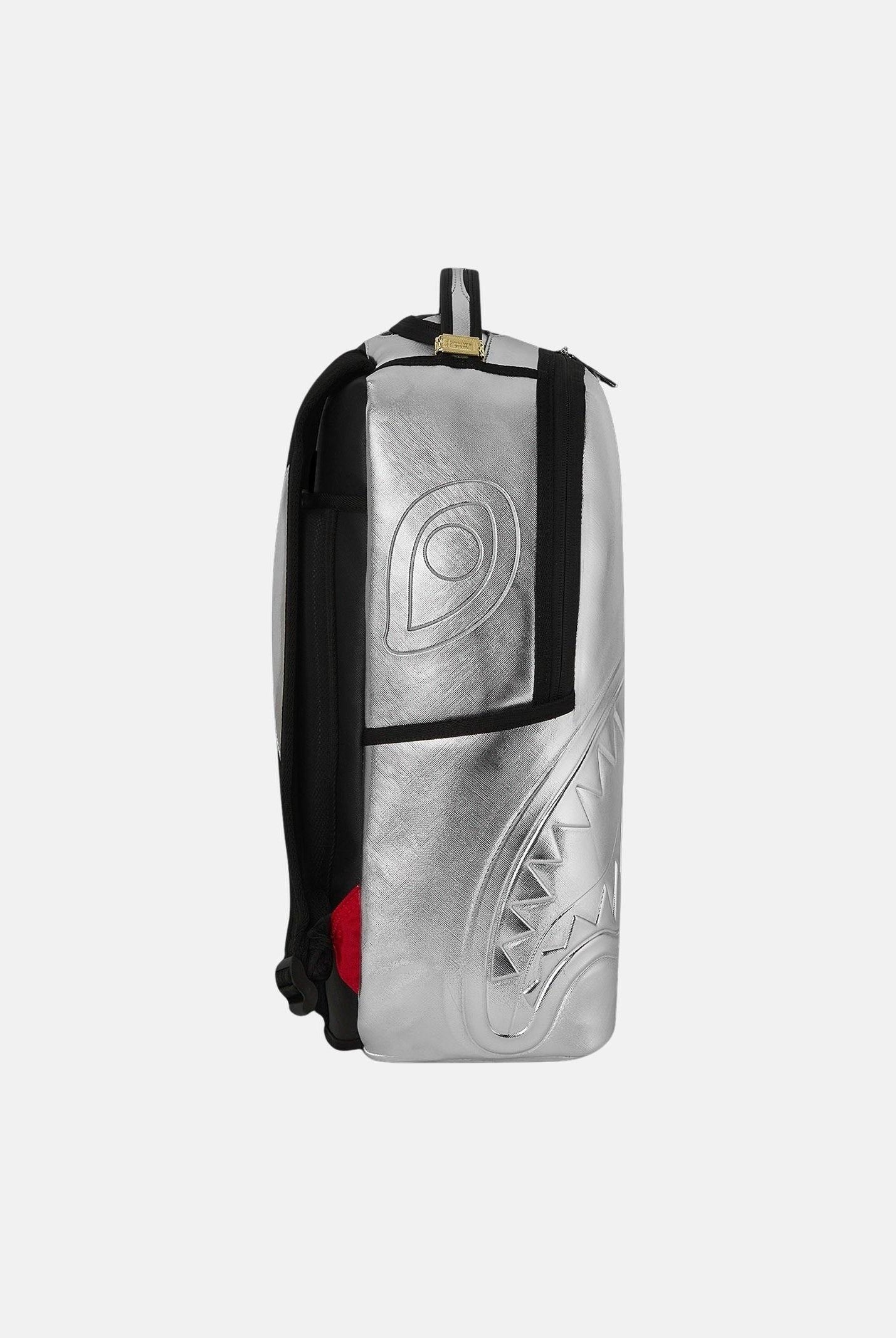 SPRAYGROUND Zaino SILVER SIDE DRIP argento e nero per uomo e donna 910B8940NSZ . SPRAYGROUND