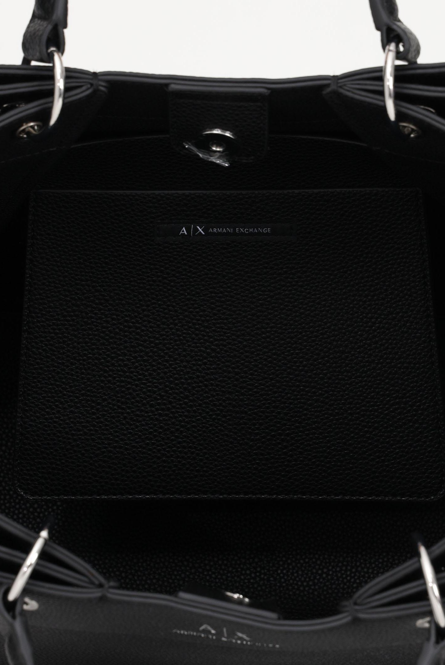 ARMANI EXCHANGE Shopper nera da donna con logo 942910CC783 00020 ARMANI EXCHANGE