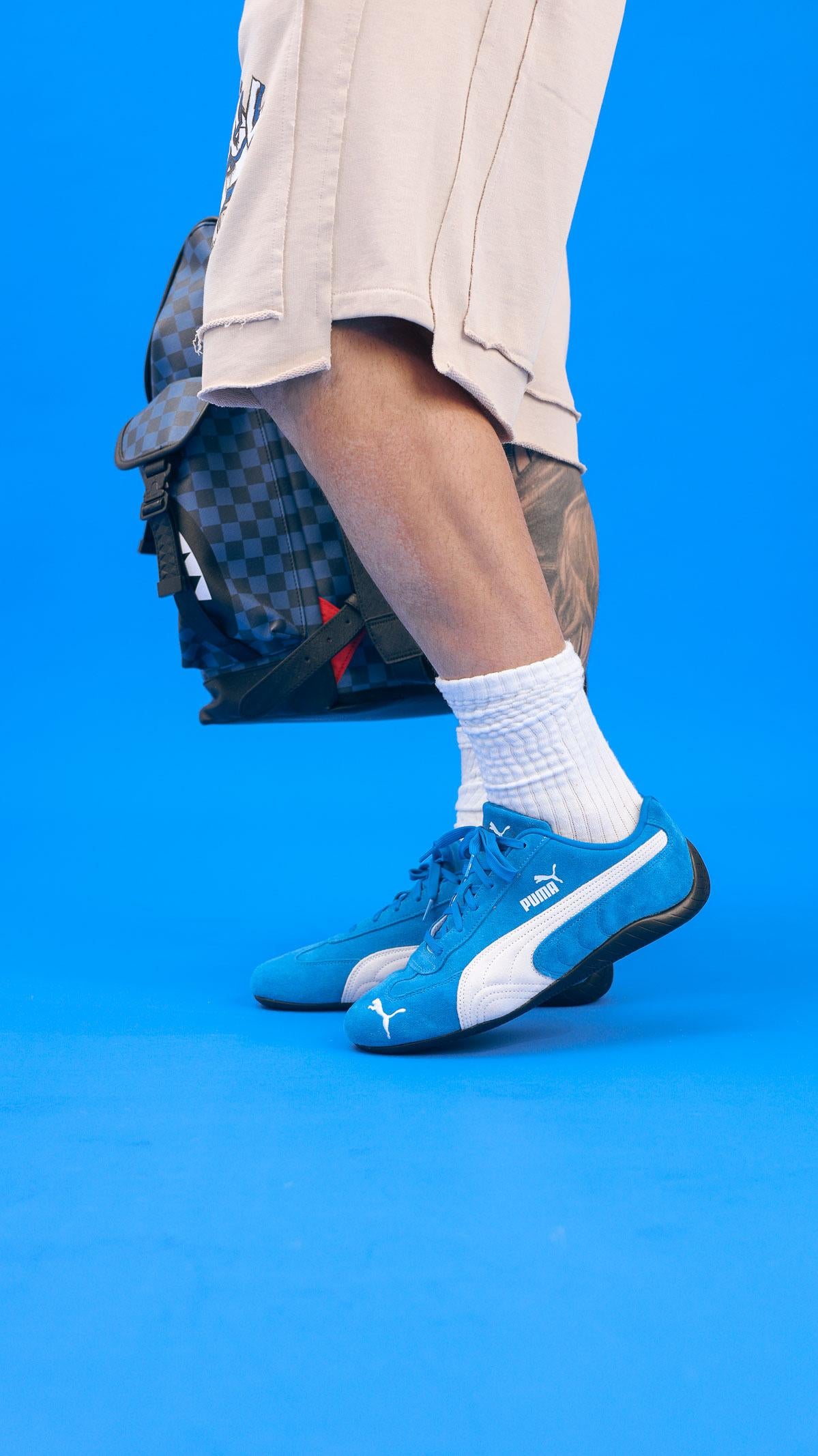 PUMA Sneakers Speedcat OG azzurre per uomo e donna 398846 18 PUMA