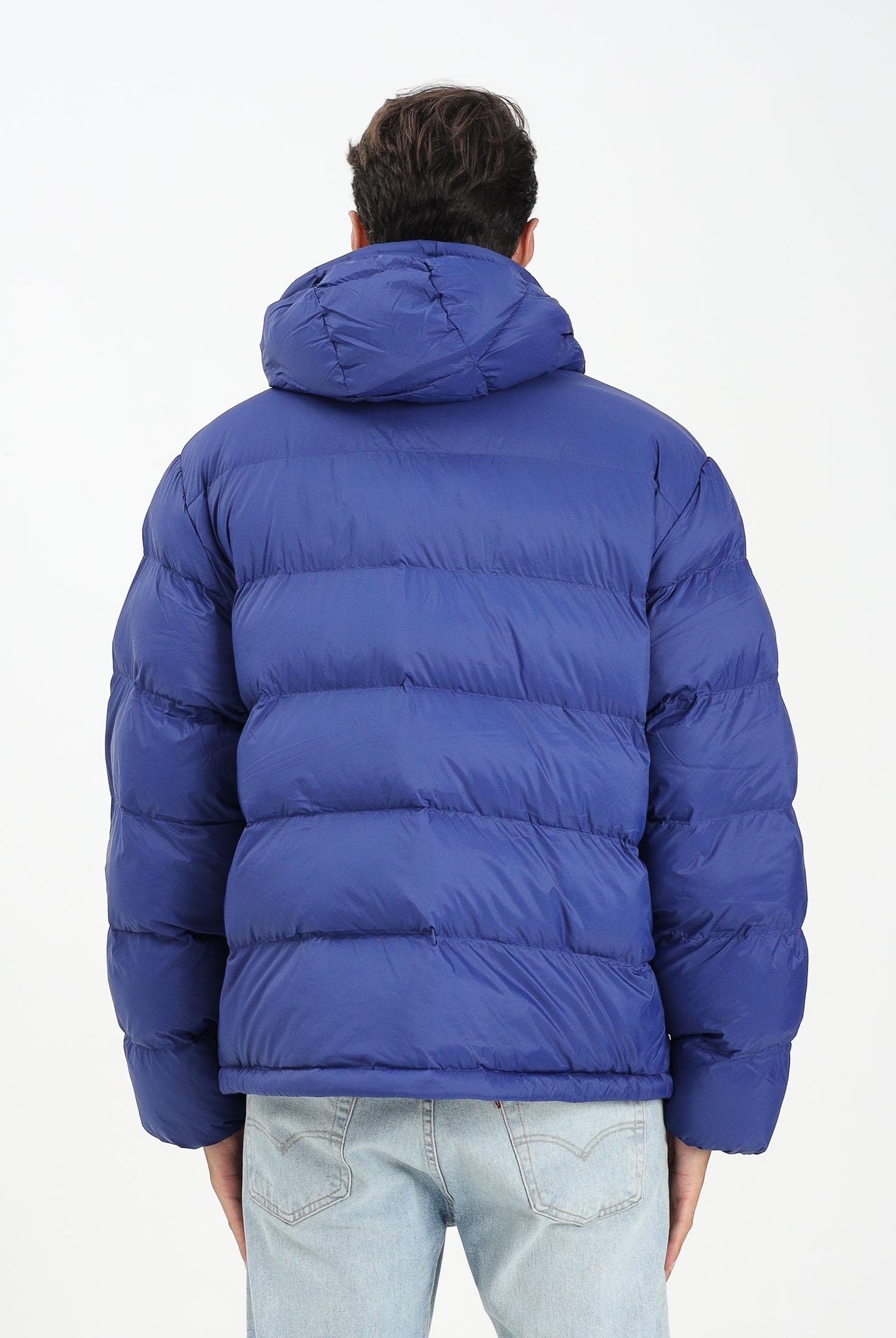 CALVIN KLEIN JEANS Piumino blu da uomo con logo LV04RD528GIZ4  CALVIN KLEIN JEANS