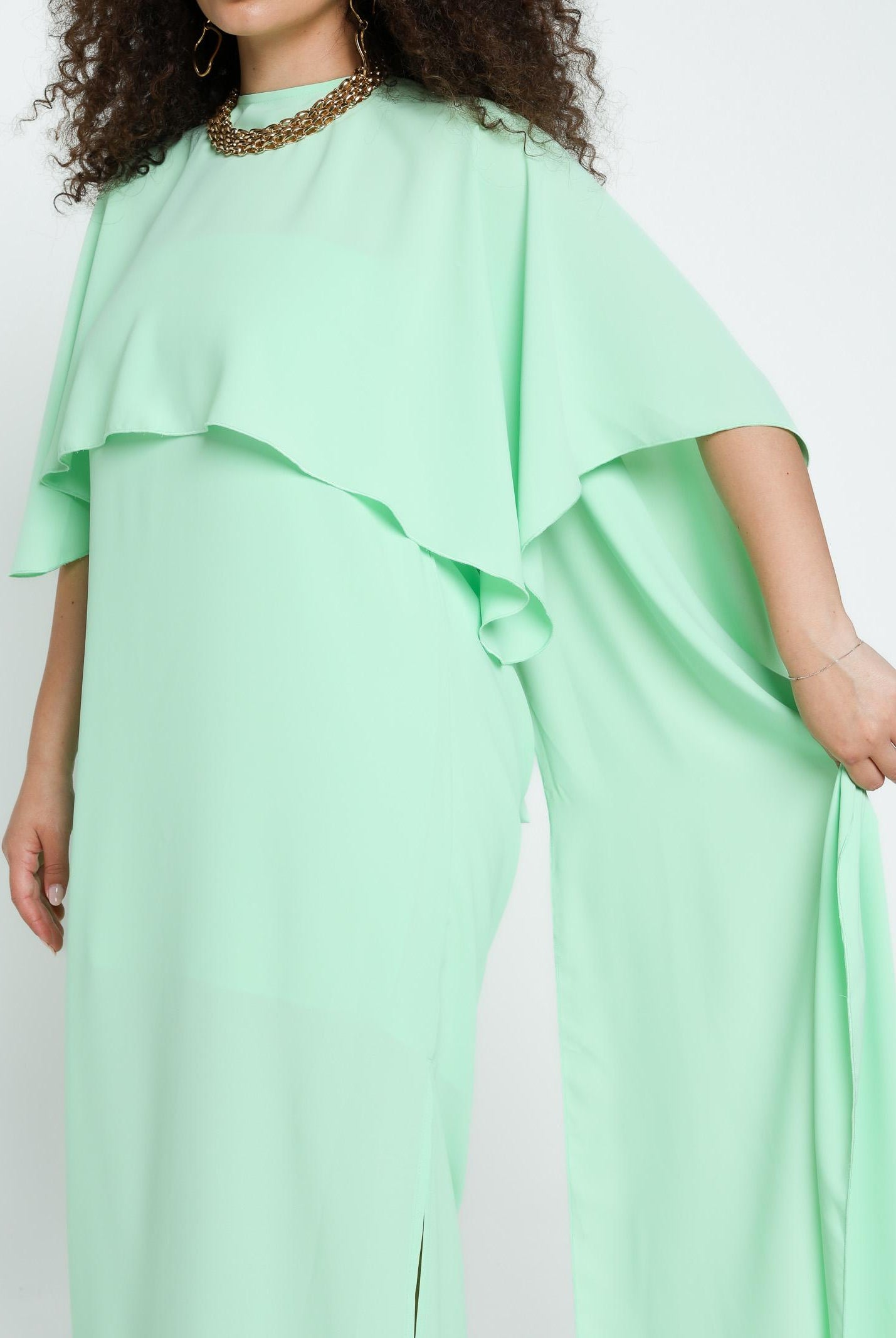 SANTAS Stola ÉCLAIR verde da donna PV2507 VERDE SANTAS