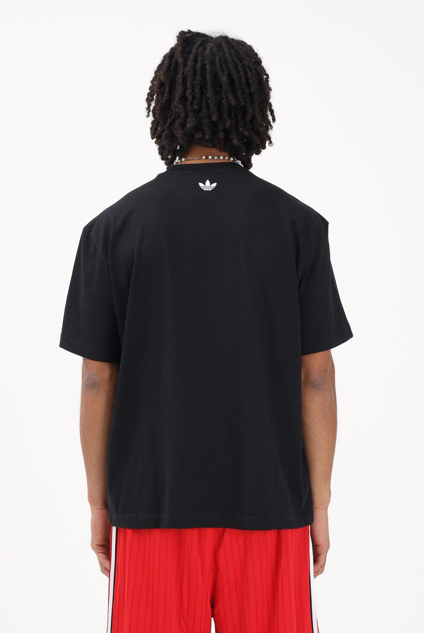 ADIDAS ORIGINALS T-shirt a manica corta GFX VARSITY nera da uomo KE2250 . ADIDAS ORIGINALS
