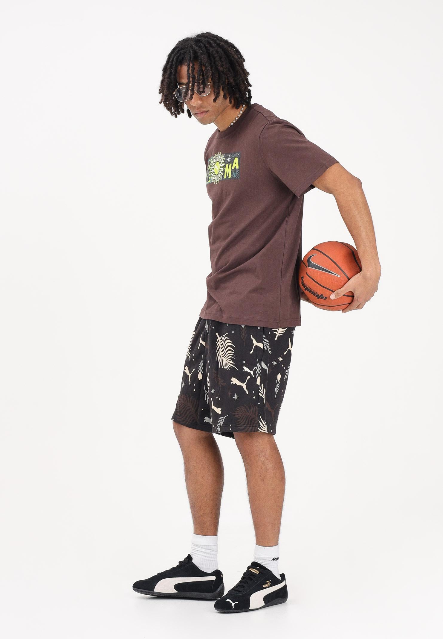 PUMA Shorts sportivo Sunset Drive nero da uomo 634397 01 PUMA