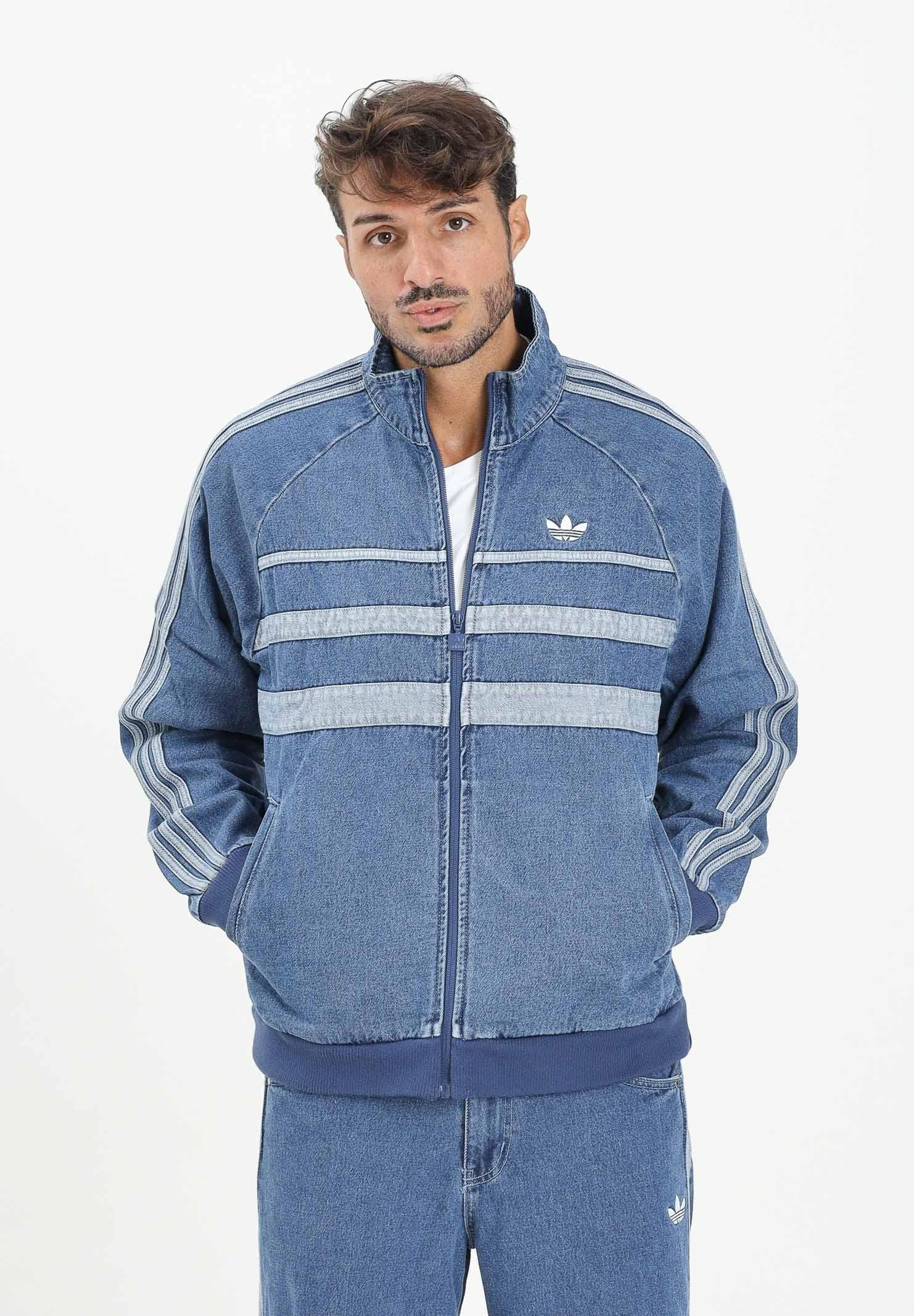 ADIDAS ORIGINALS Giubbotto Adicolor First in denim blu da uomo JX6457 ADIDAS ORIGINALS