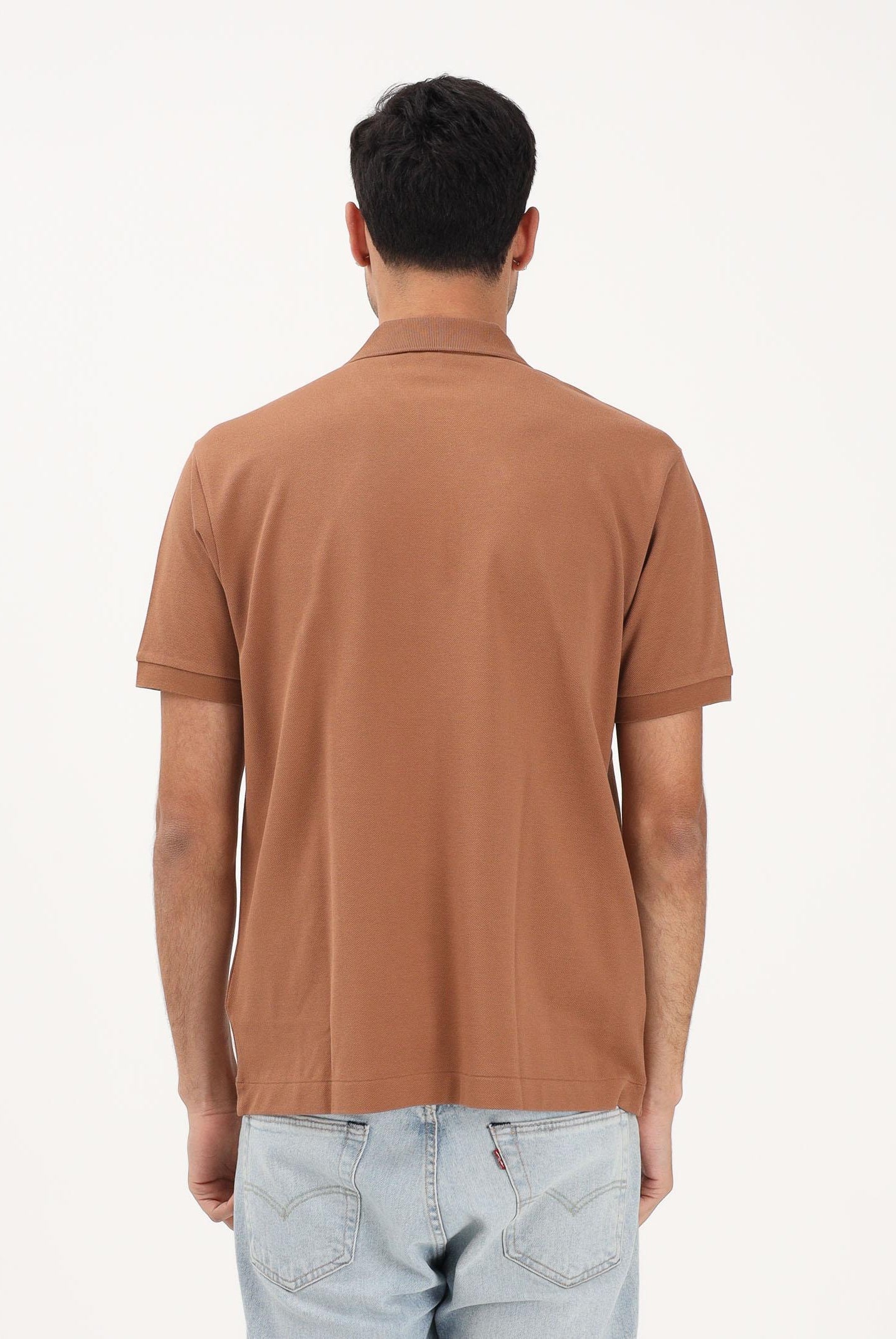 LACOSTE Polo cuoio per uomo e donna con patch logo coccodirllo 1212 LFA LACOSTE
