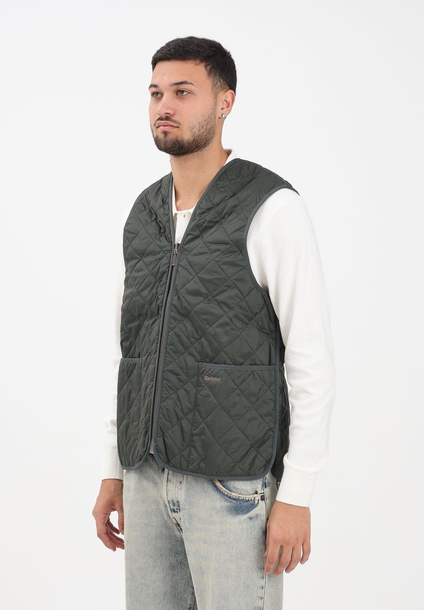 BARBOUR Smanicato verde da uomo compatibile come interno per il giubbotto Bedale 252MMLI0001 GN92 BARBOUR