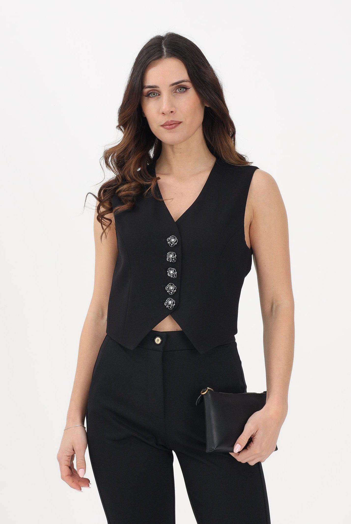 PINKO Gilet GIUGGIOLO nero da donna 106593A2Q2 Z99 PINKO