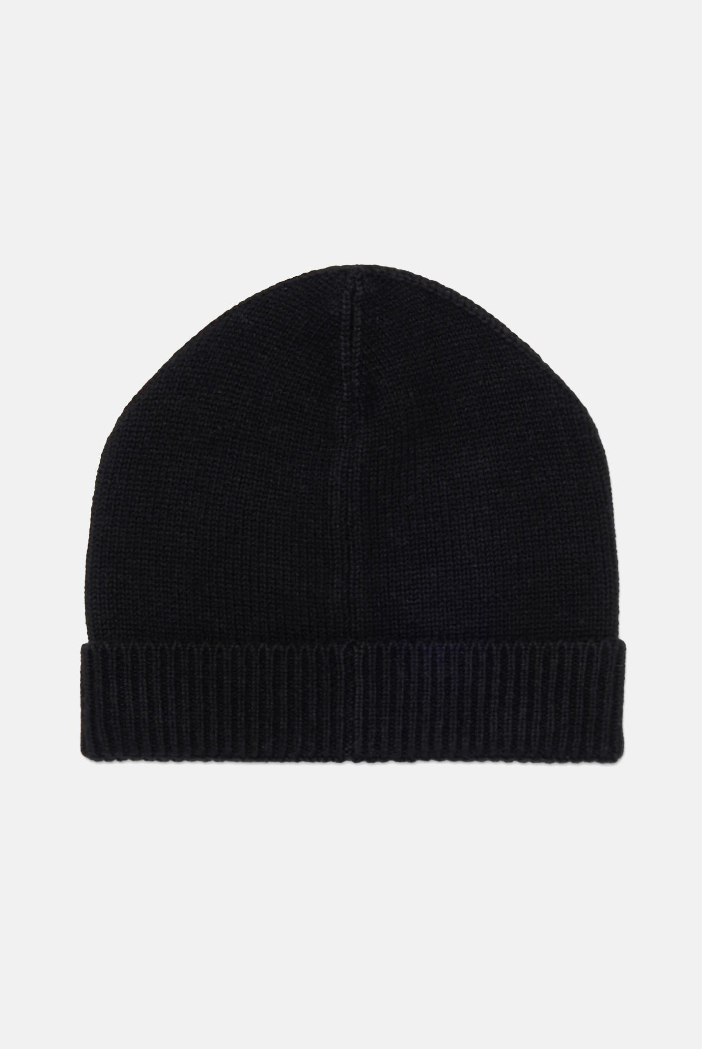 DSQUARED2 Berretto di lana nera per uomo e donna con logo DQ3122D0AFJ DQ900 DSQUARED2