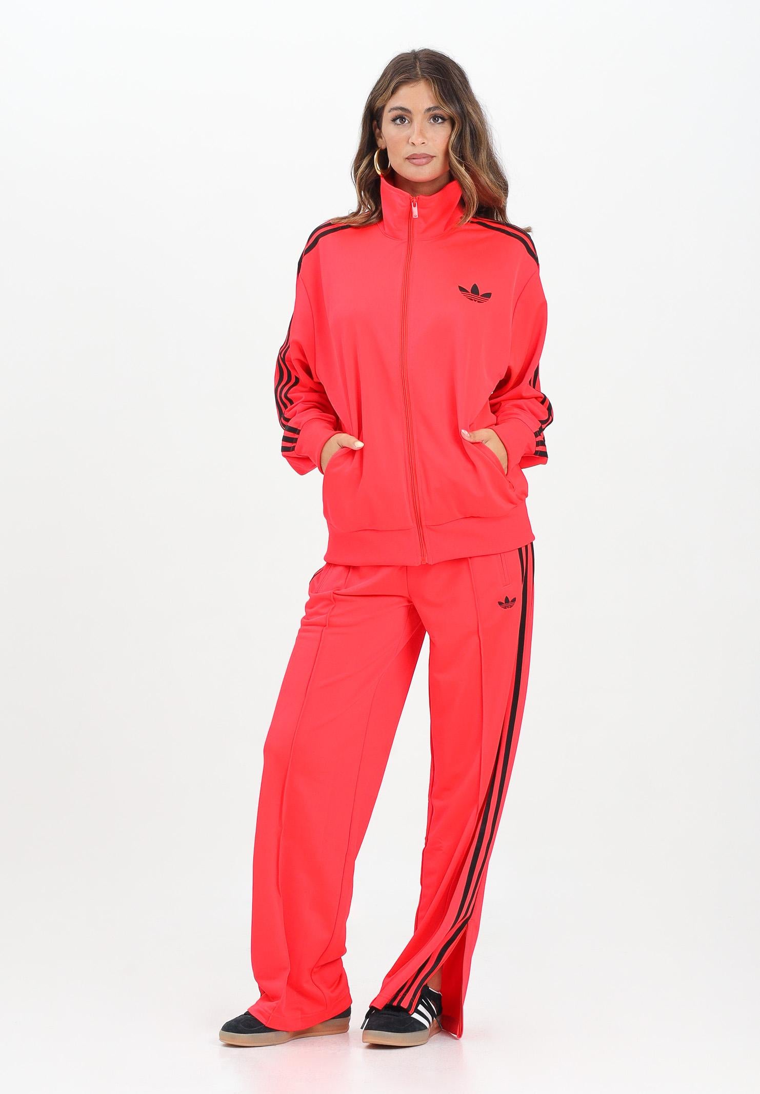 ADIDAS ORIGINALS Pantalone sportivo Adicolor Classic Firebird Loose rosso fluo da donna JW1227 ADIDAS ORIGINALS