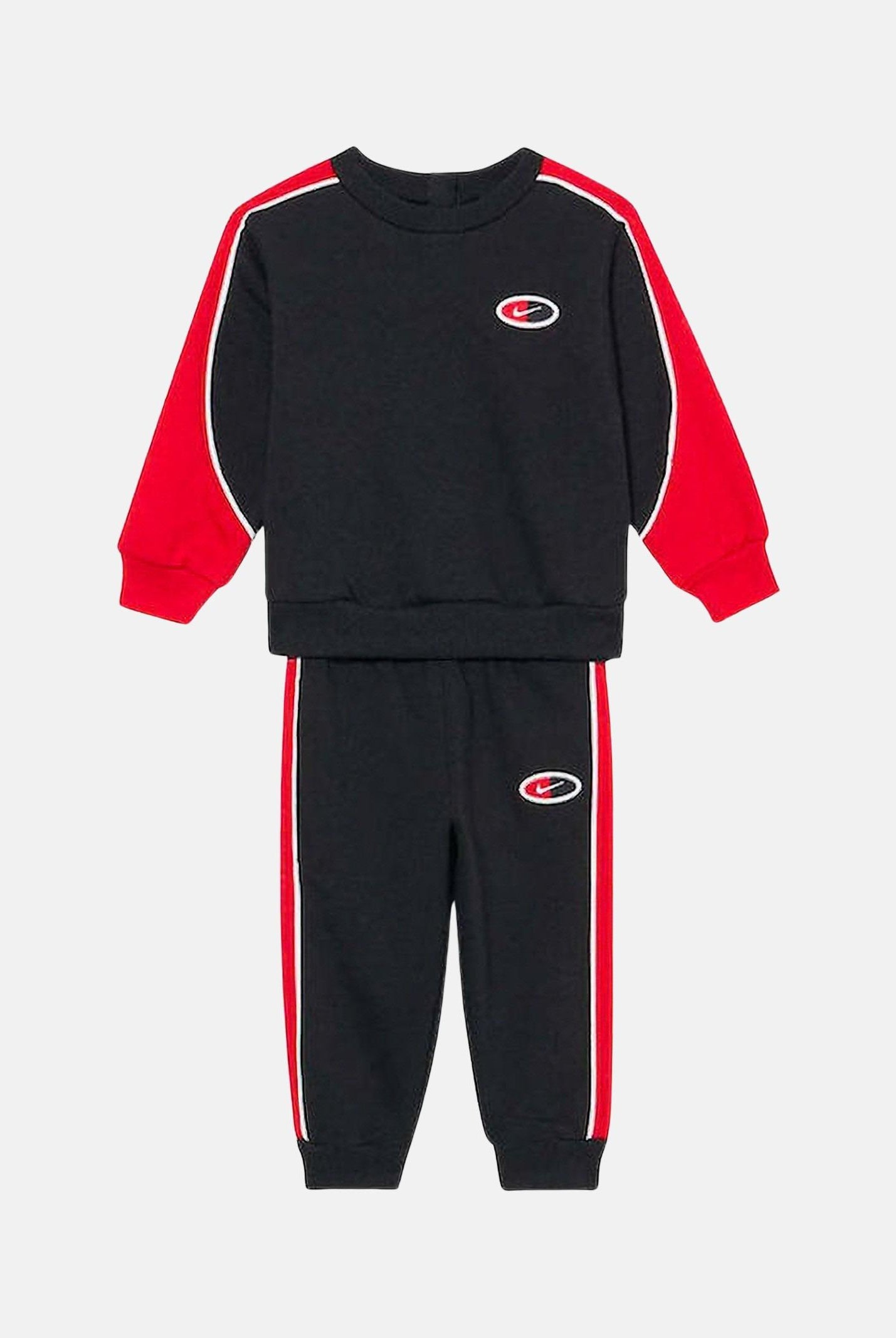 NIKE Tuta nera e rossa per bambino e bambina 86N293 023 NIKE