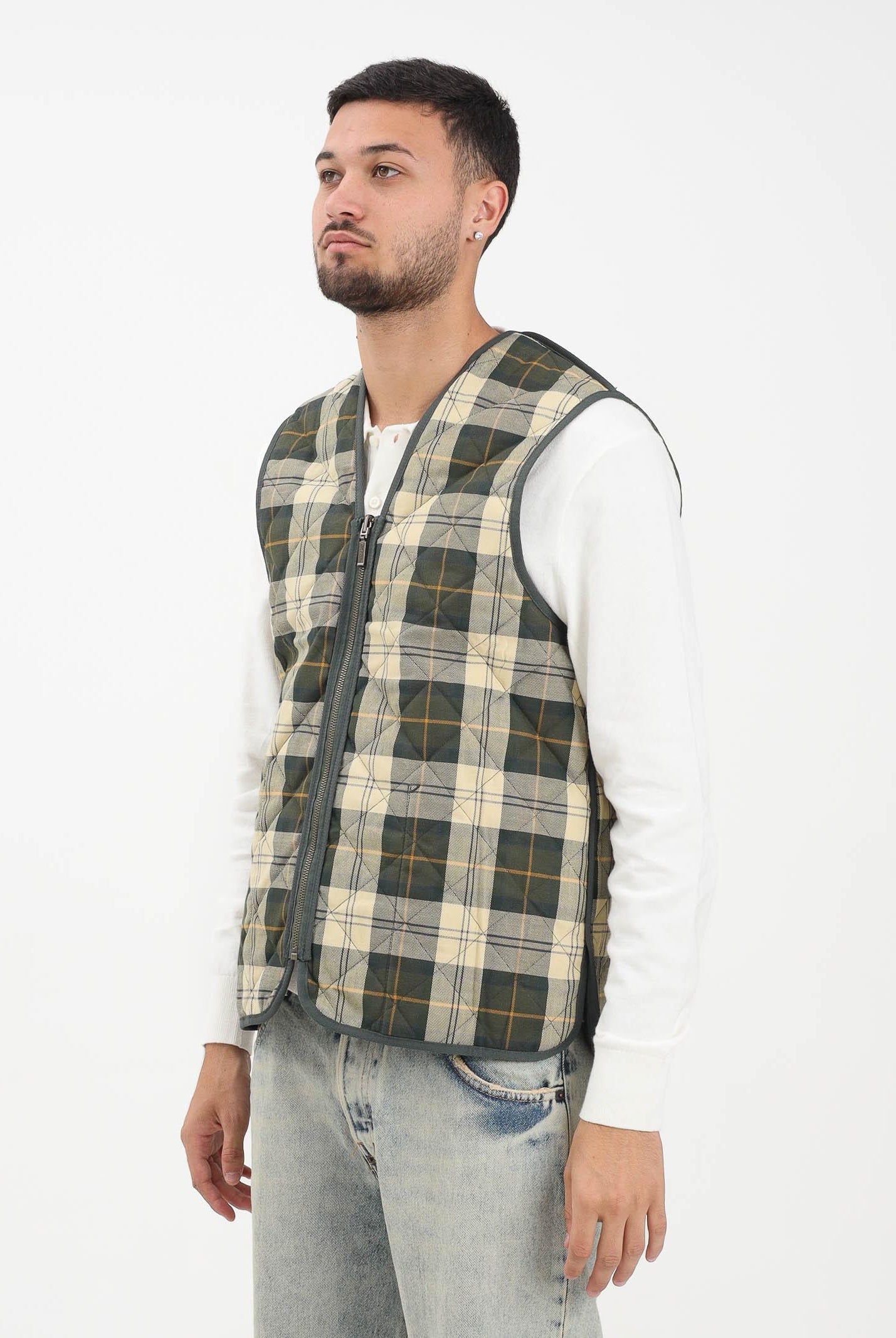 BARBOUR Smanicato verde da uomo compatibile come interno per il giubbotto Bedale 252MMLI0001 GN91 BARBOUR