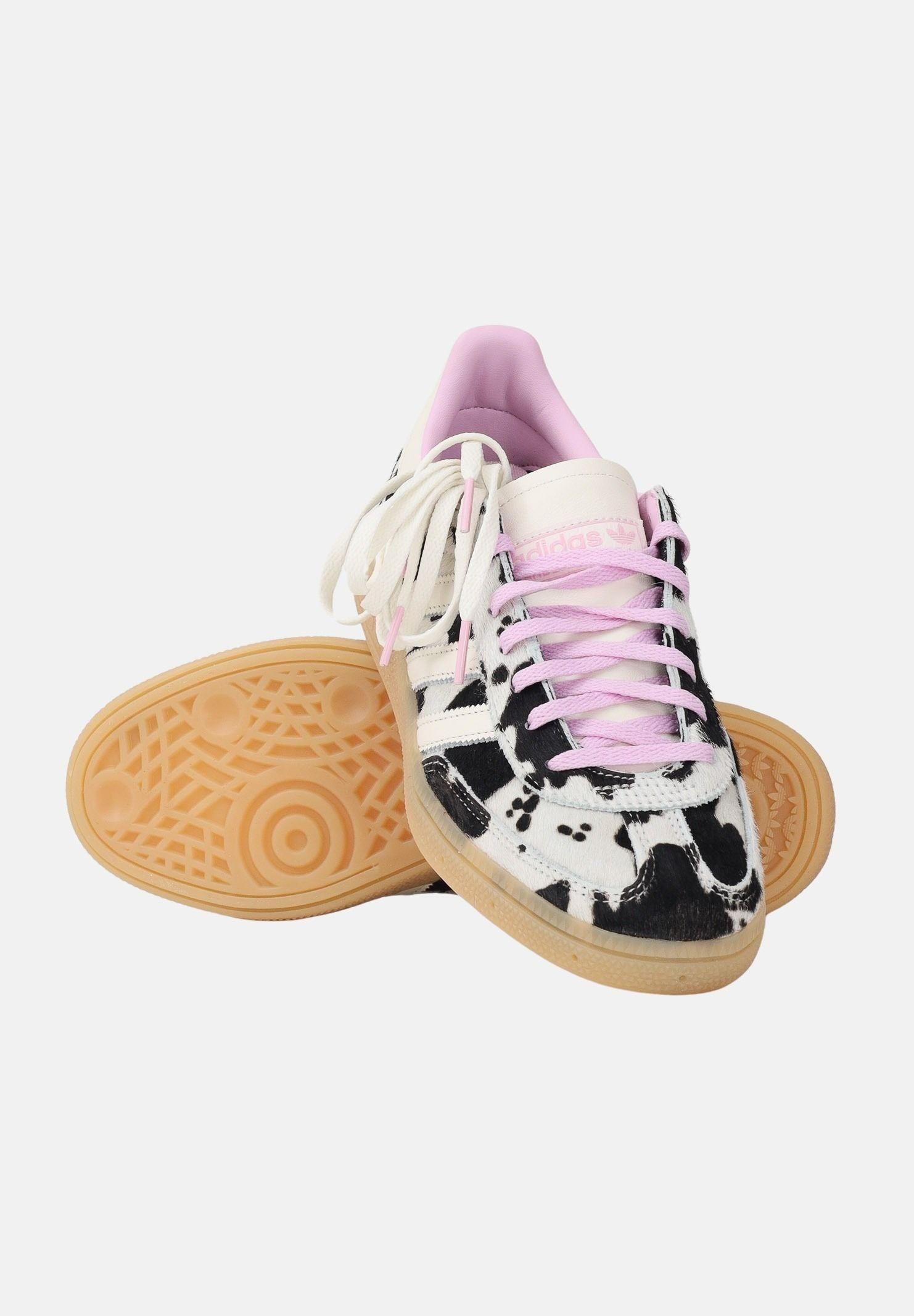 ADIDAS ORIGINALS Sneakers Spezial panna, marroni e lilla da donna con stampa pony KJ0090 . ADIDAS ORIGINALS