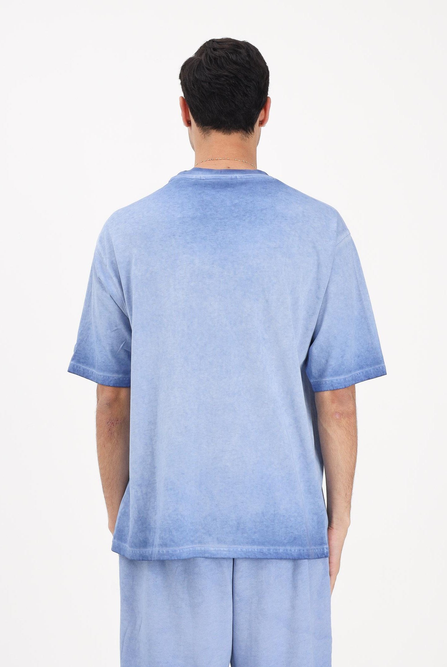 NEW ERA T-shirt a manica corta LA Dodgers MLB Washed Logo blu per uomo e donna 60856137 . NEW ERA