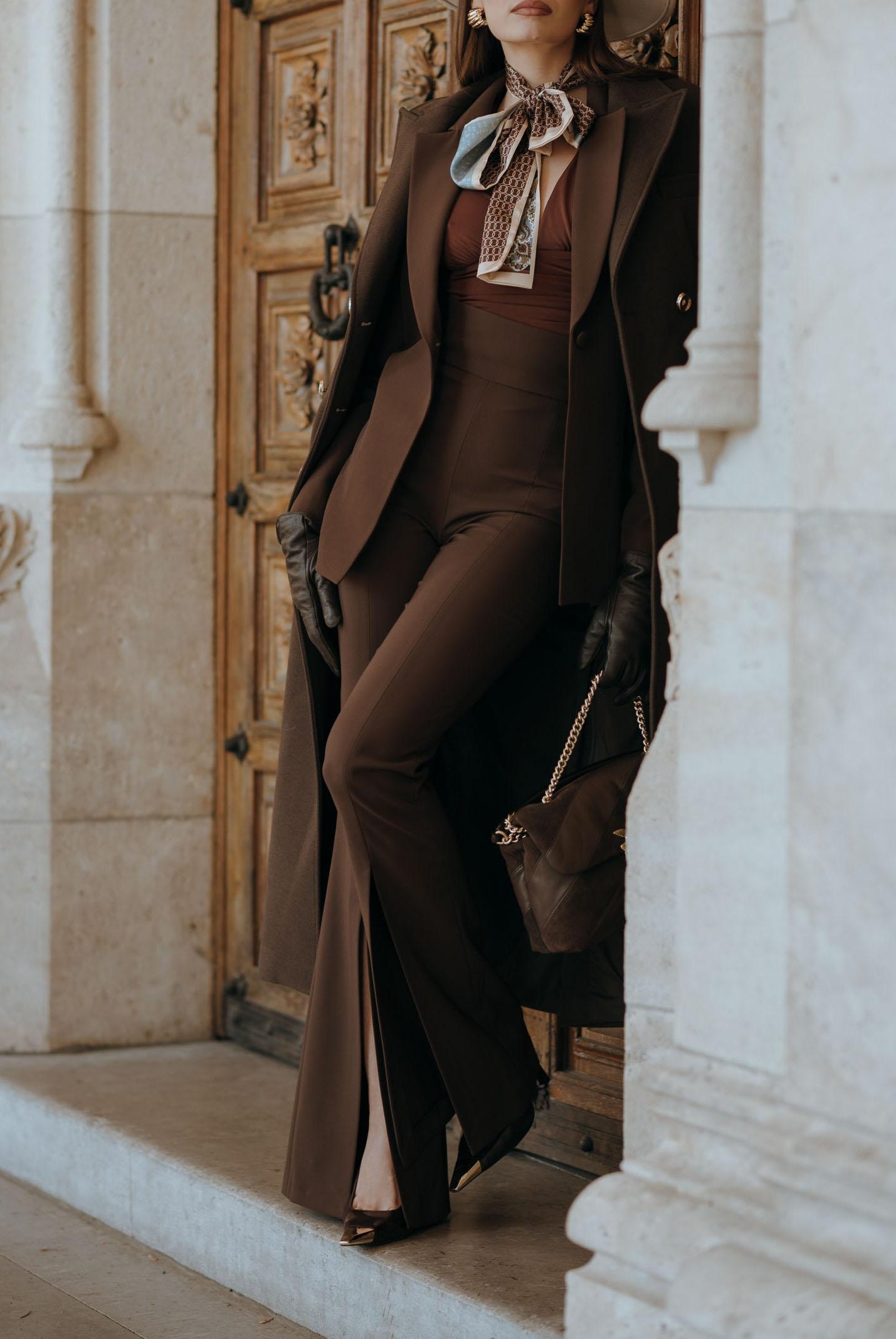 SANTAS Pantalone Force marrone da donna PV2609 NU SANTAS