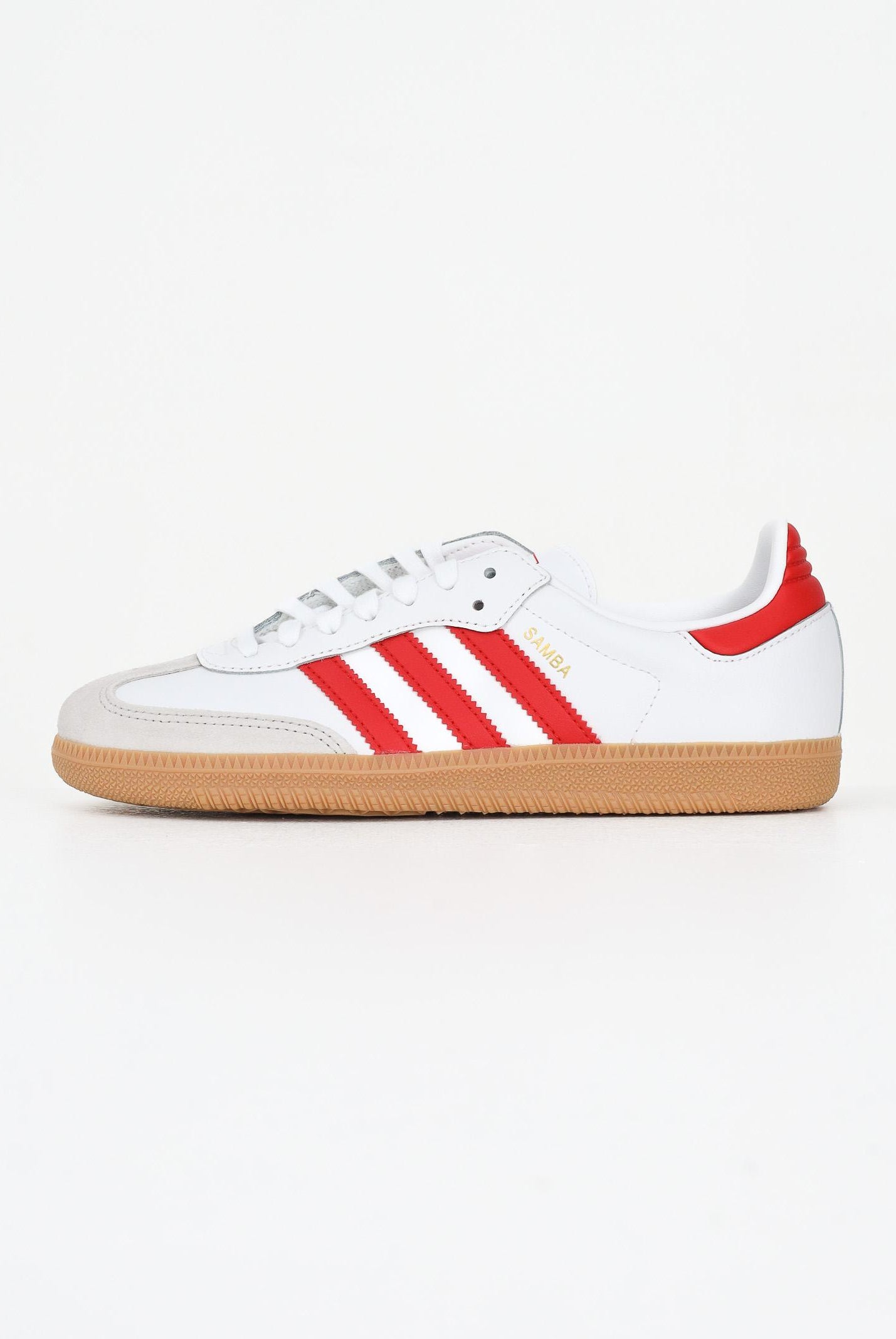 ADIDAS ORIGINALS Sneakers Samba OG bianche e rosse per uomo e donna JQ2833 . ADIDAS ORIGINALS