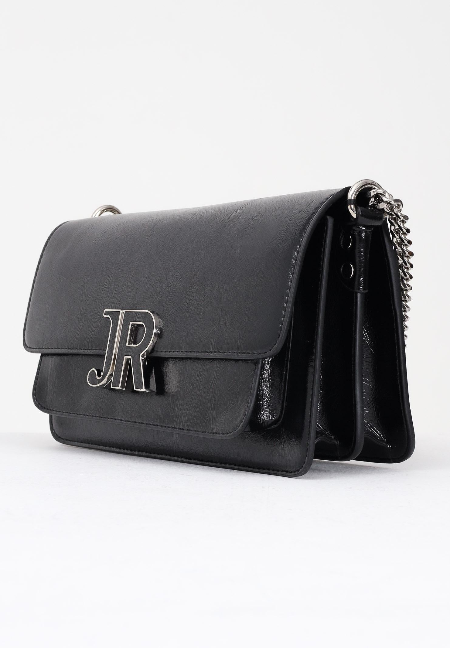 RICHMOND Borsa a tracolla nera da donna con logo JR RWA25226BO BL RICHMOND