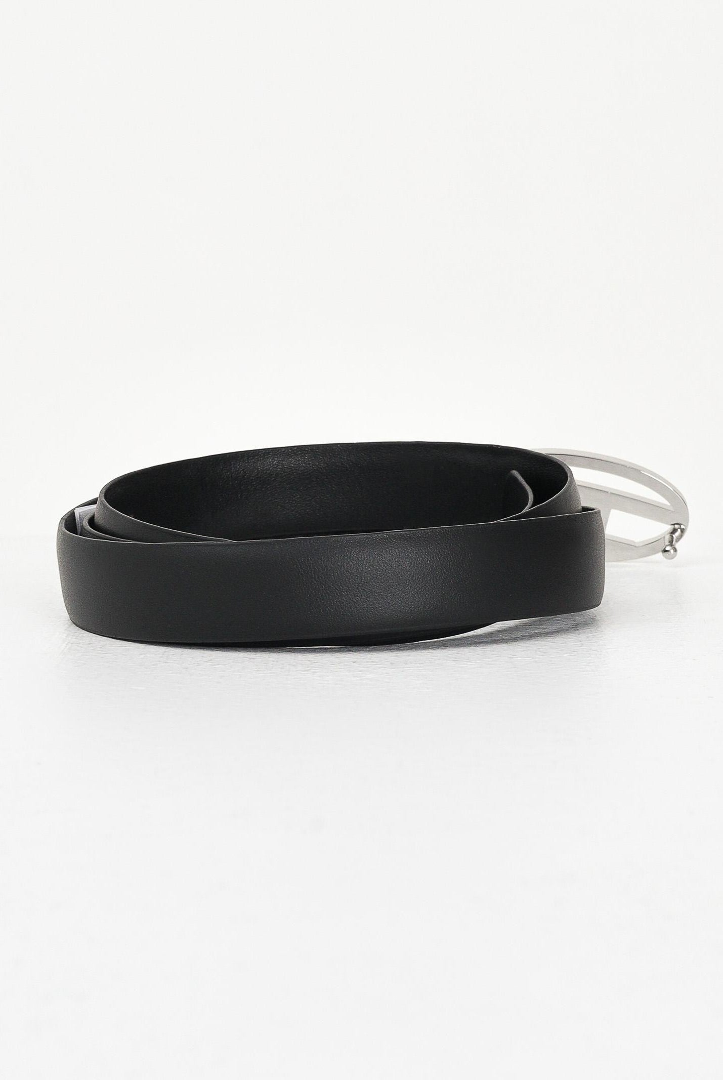 DIESEL Cintura nera da donna con fibbia impreziosita da strass J02524KXBLR K900 DIESEL