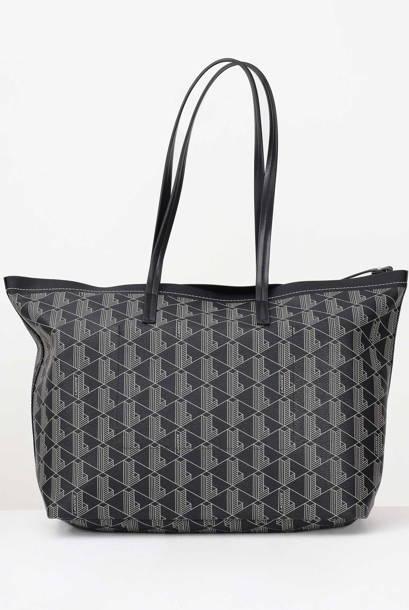 LACOSTE Shopper nera da donna con pochette Zely NF5001 N56 LACOSTE