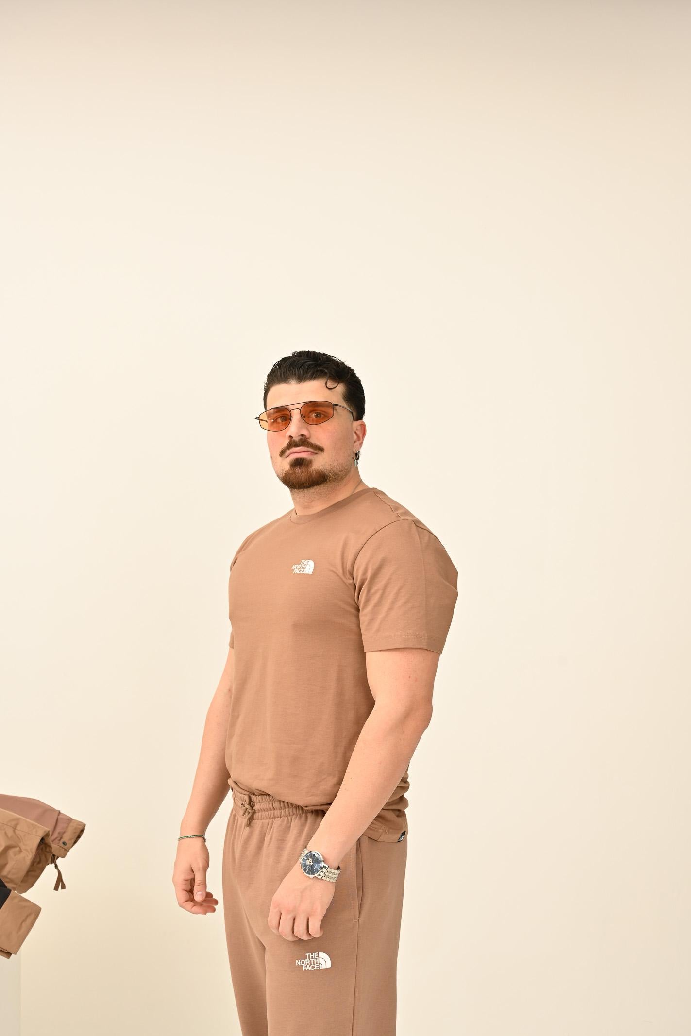 THE NORTH FACE T-shirt a manica corta Simple Dome marrone da uomo NF0A87NG6IH1 THE NORTH FACE