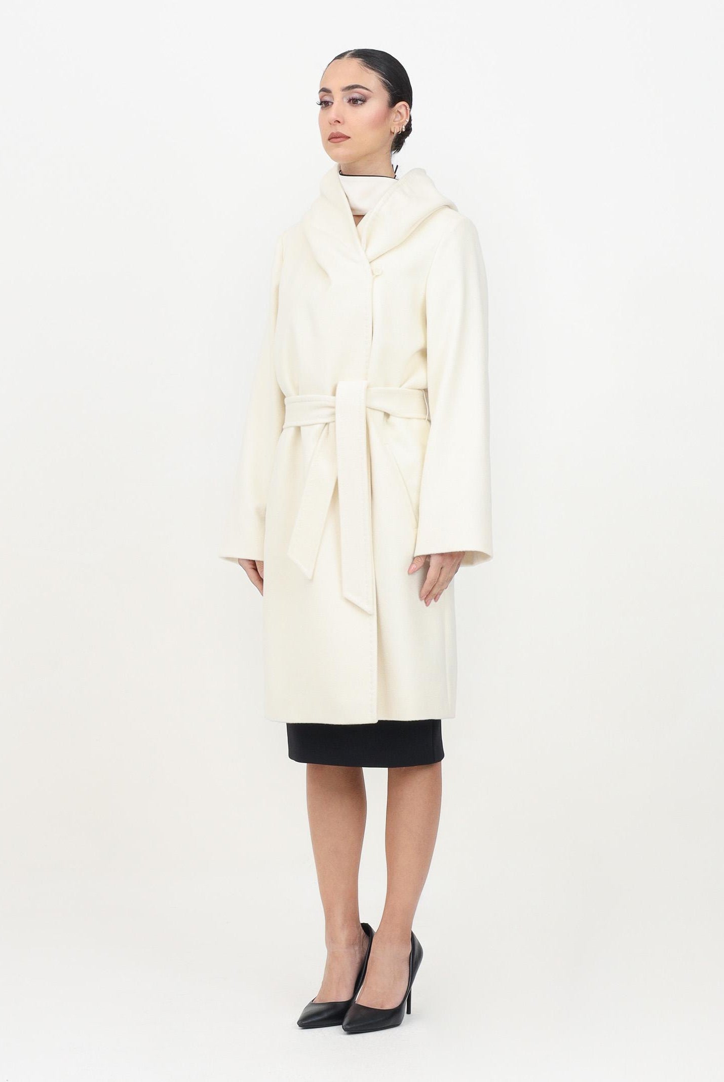 MAX MARA Cappotto panna da donna modello Newmang 2426016111600 001 MAX MARA