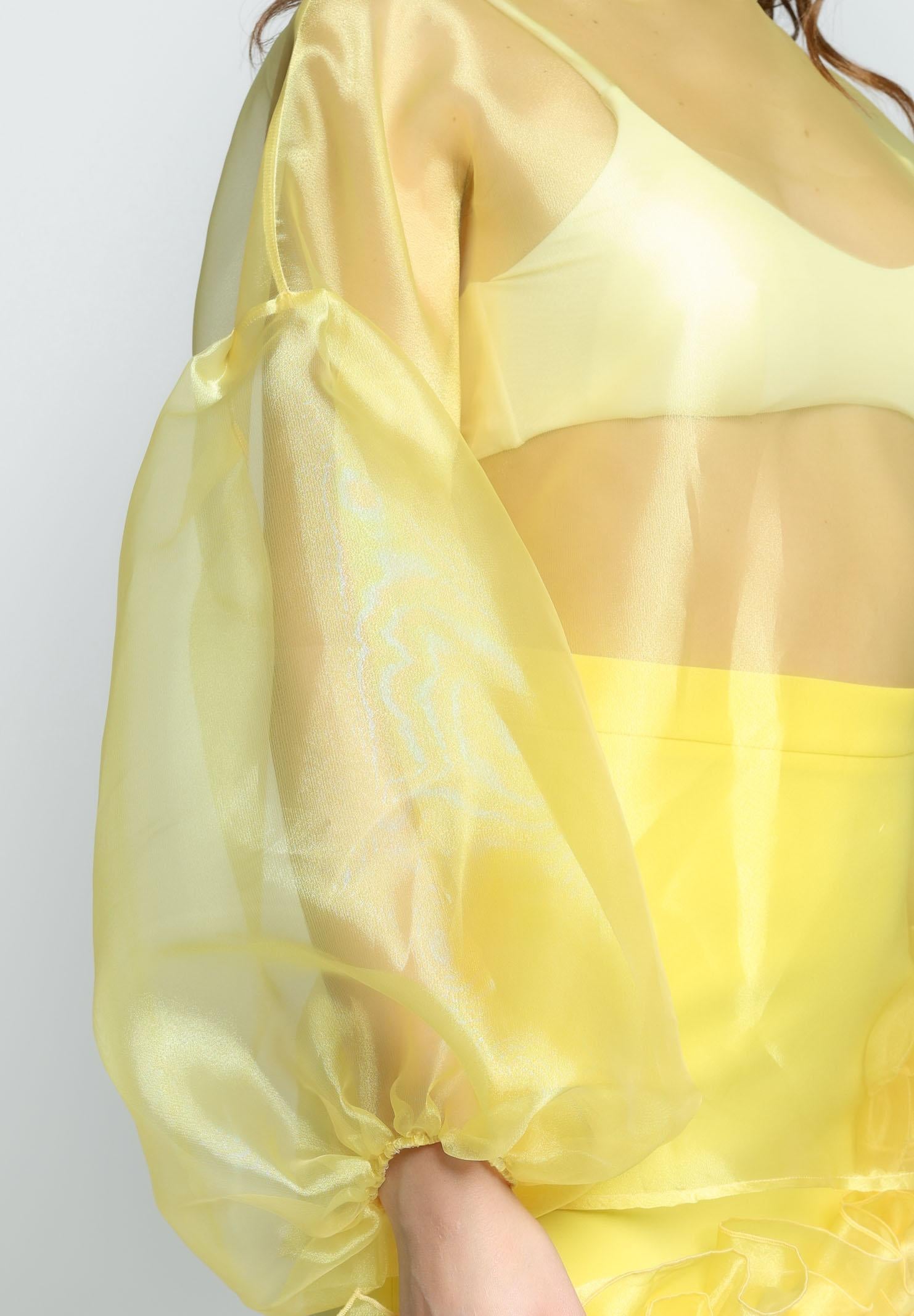 SANTAS Blusa LEMON PIE gialla da donna PV25015 GIALLO SANTAS