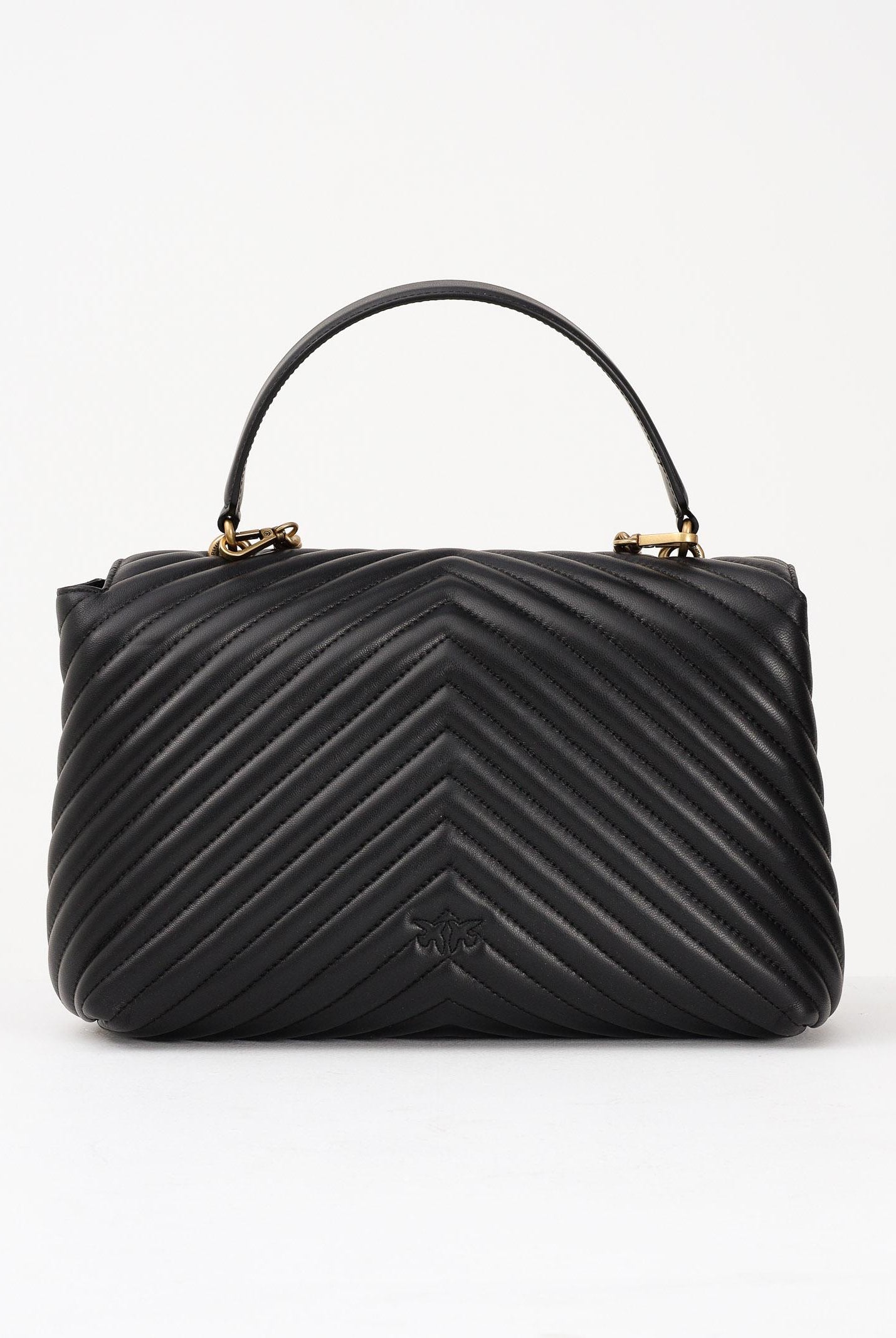 PINKO Shopper Big Love Bag Puff nera da donna 100042A0GK Z99Q PINKO