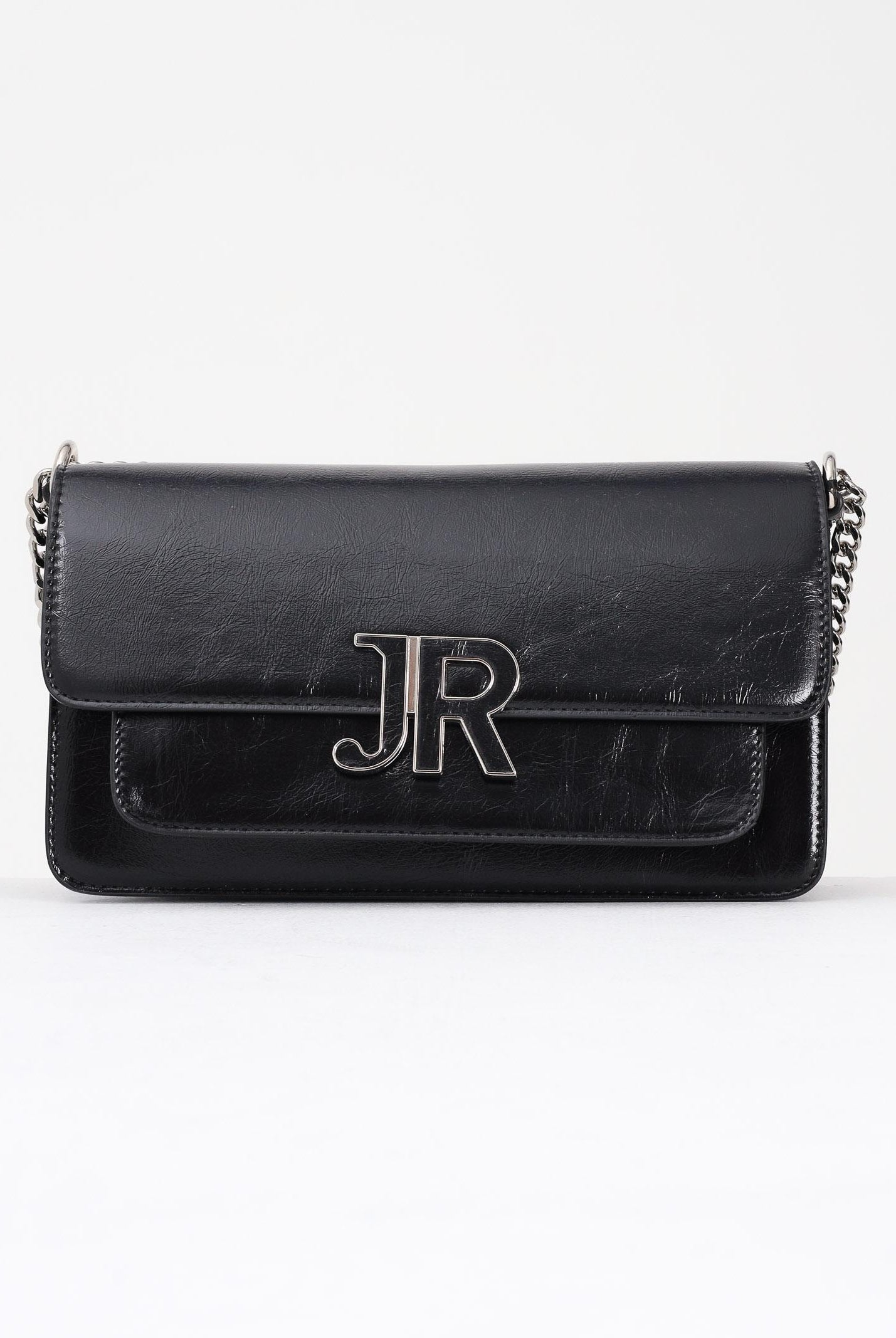 RICHMOND Borsa a tracolla nera da donna con logo JR RWA25226BO BL RICHMOND