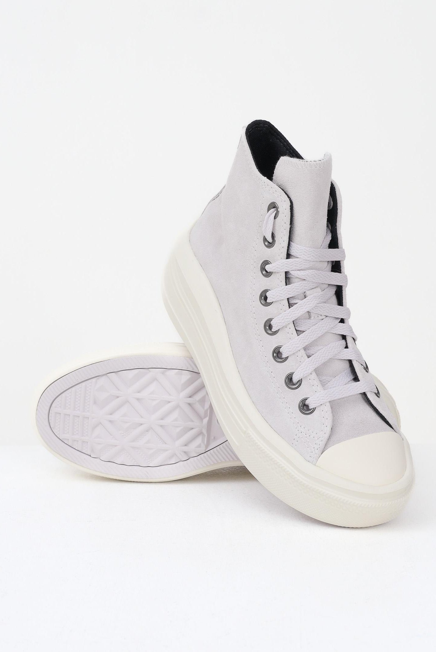CONVERSE Sneakers Chuck Taylor All Star Move Platform grigio chiaro da donna A14556C  CONVERSE