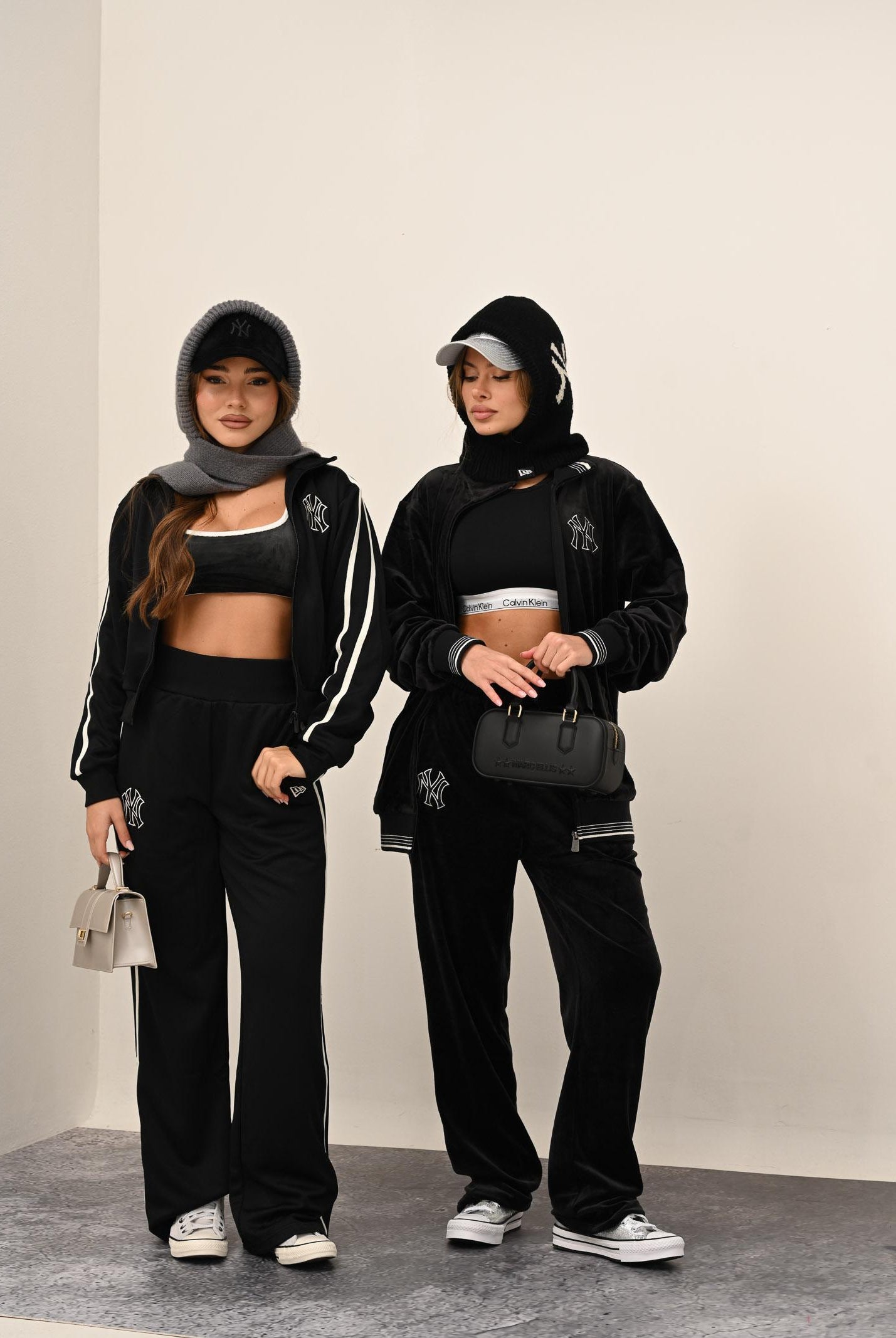 NEW ERA Pantalone sportivo Track New York Yankees MLB Midi Logo nero da donna 60684424 . NEW ERA