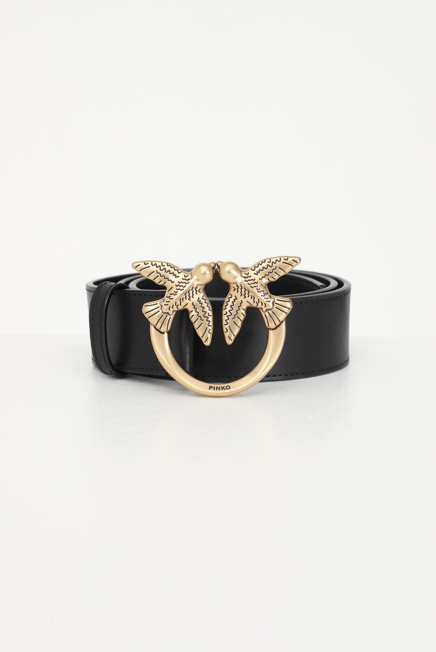 PINKO Cintura Love Birds nera da donna 100120A0F1 Z99Q PINKO