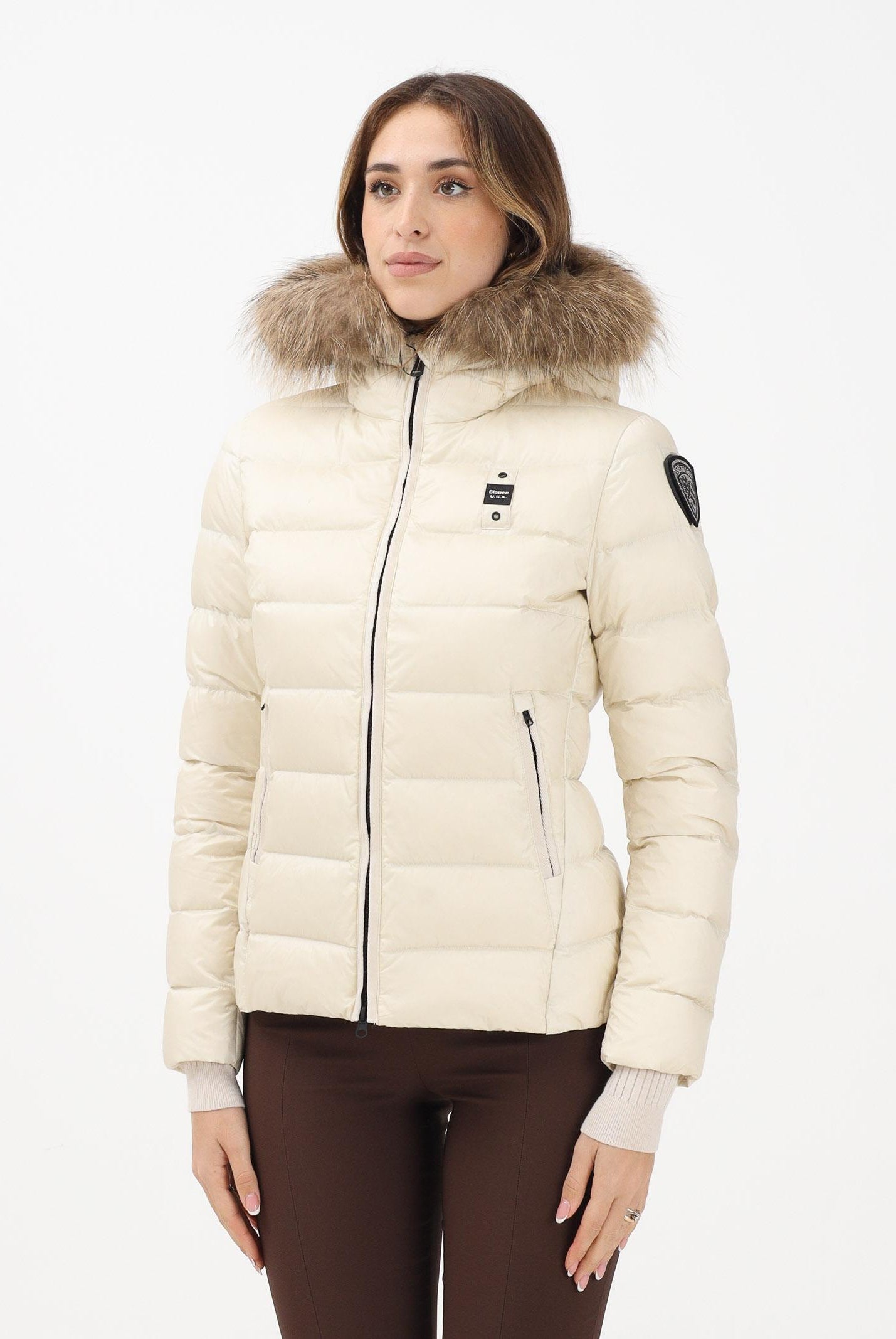 BLAUER Piumino ARCADIA panna da donna 25WBLDC03099-A06047 907GG BLAUER