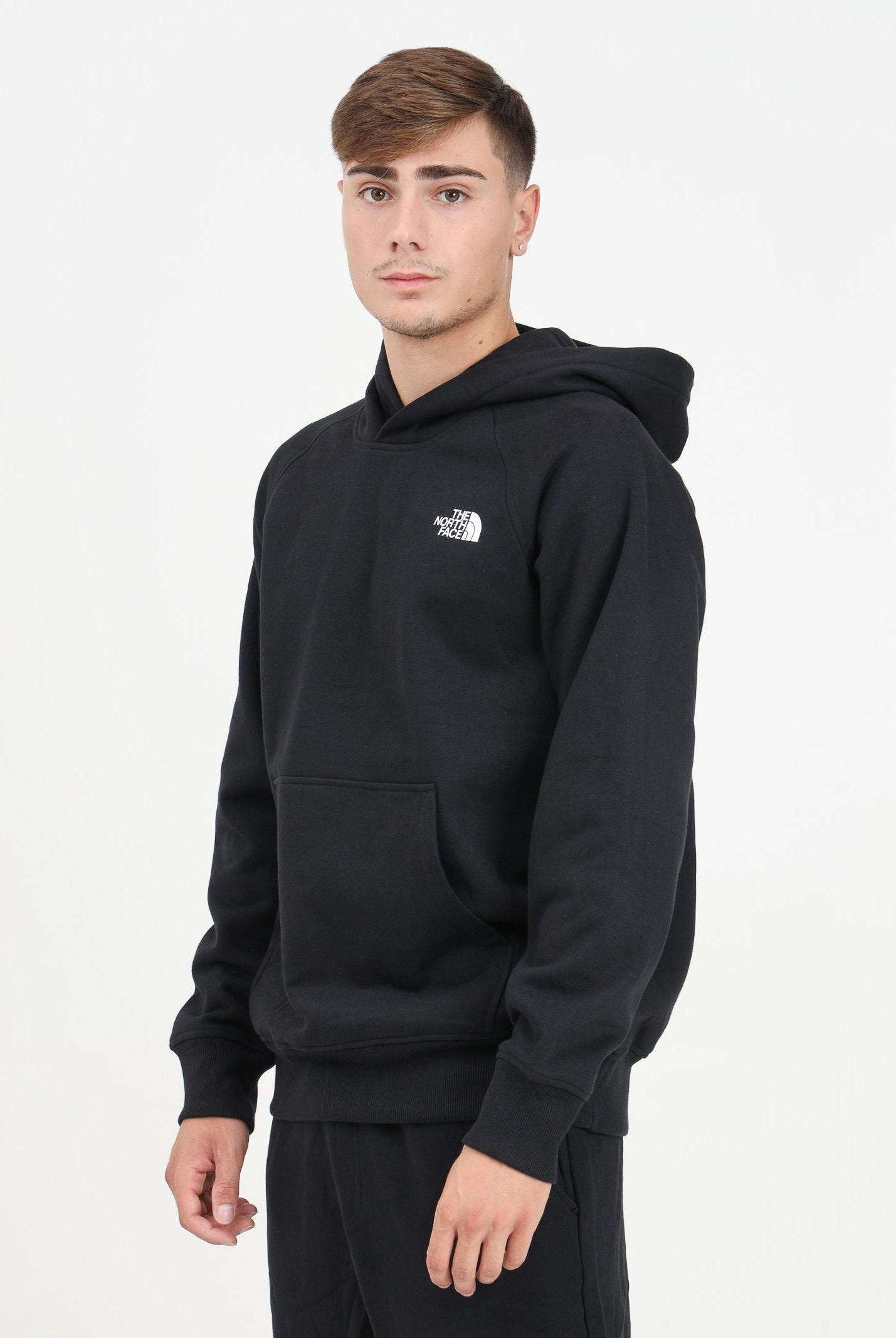 THE NORTH FACE Felpa con cappuccio Redbox nera da uomo NF0A89F9KY41 THE NORTH FACE