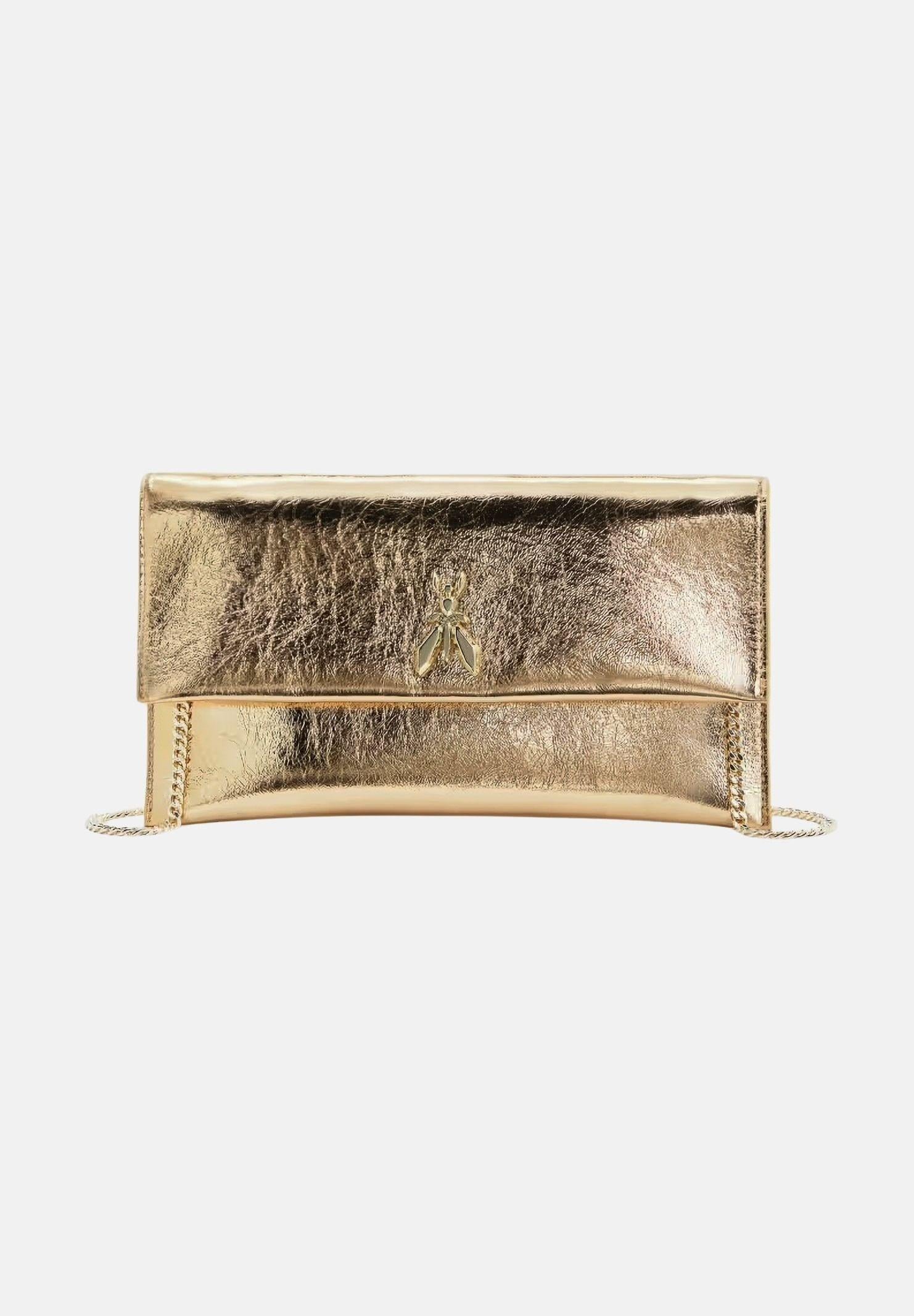 PATRIZIA PEPE Pochette Fly oro metallizzato da donna CB5460L041 Y442 PATRIZIA PEPE