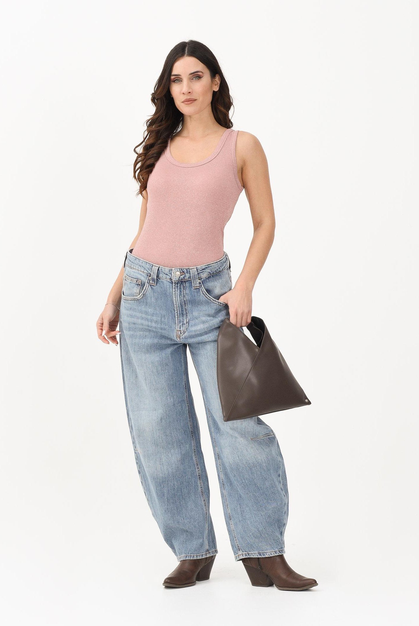 ONLY Jeans balloon in denim medio da donna 15364525 MEBL ONLY