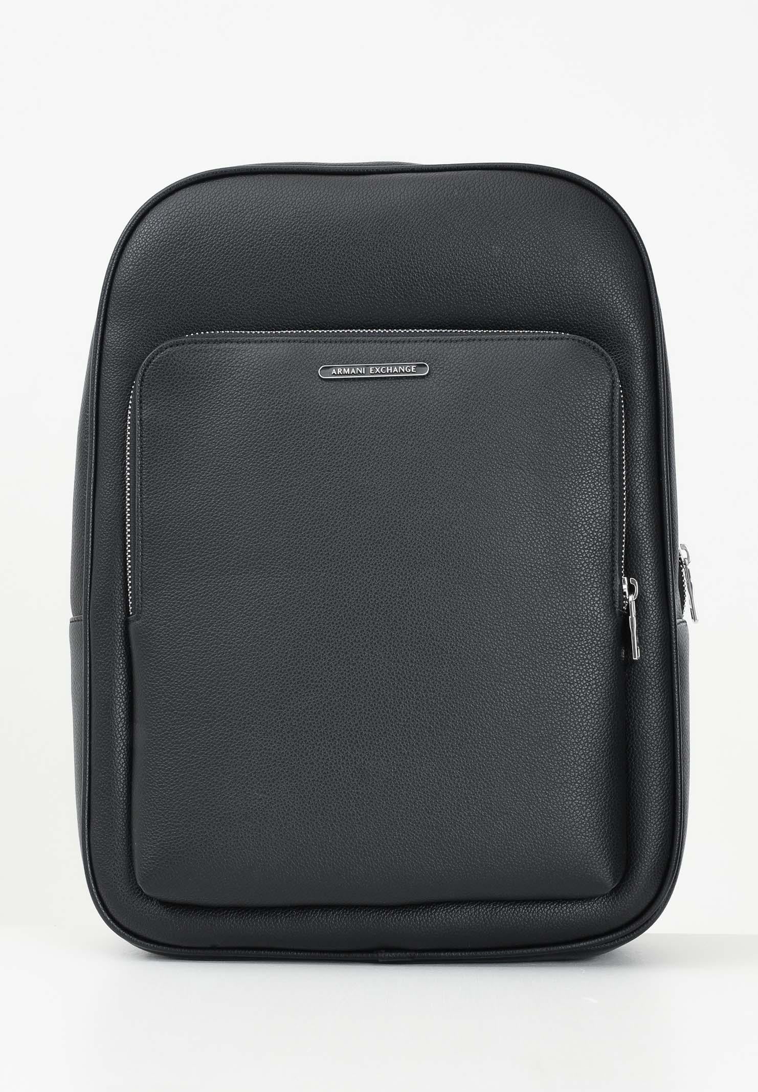 ARMANI EXCHANGE Zaino nero da uomo con logo XM000241AF12134 UC001 ARMANI EXCHANGE