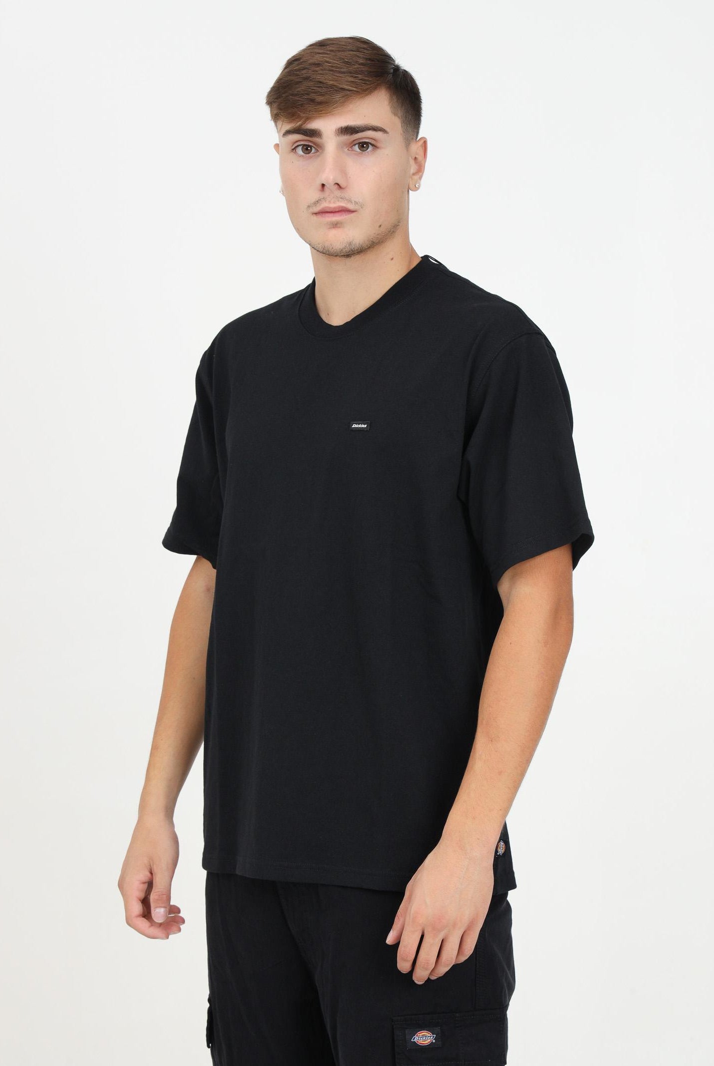 T-shirt a manica corta Clancy Heavyweight nera da uomo DK0A4Z4LBLK1 . DIckies