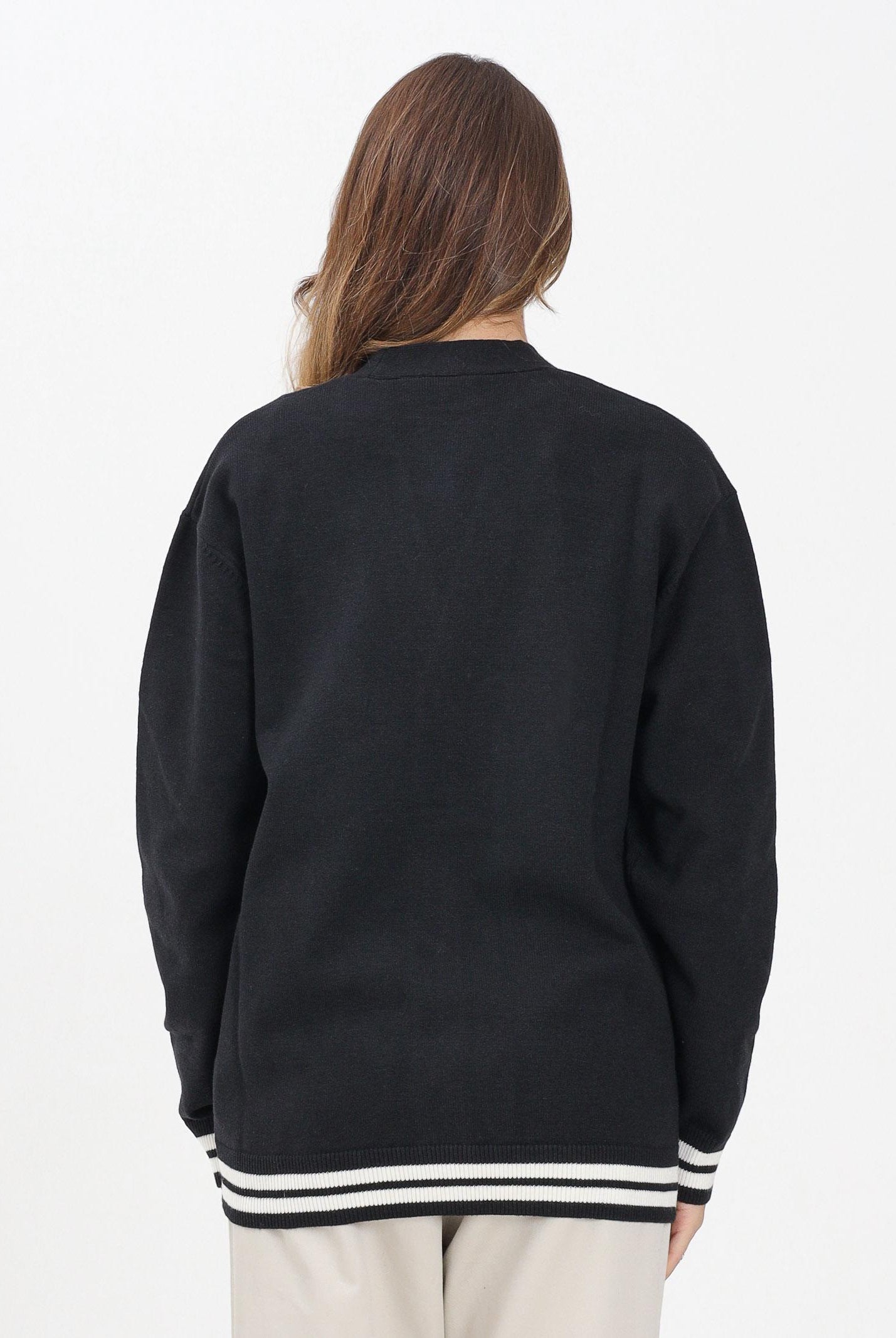 NEW ERA Cardigan New Era Knit nero per uomo e donna 60684383 . NEW ERA