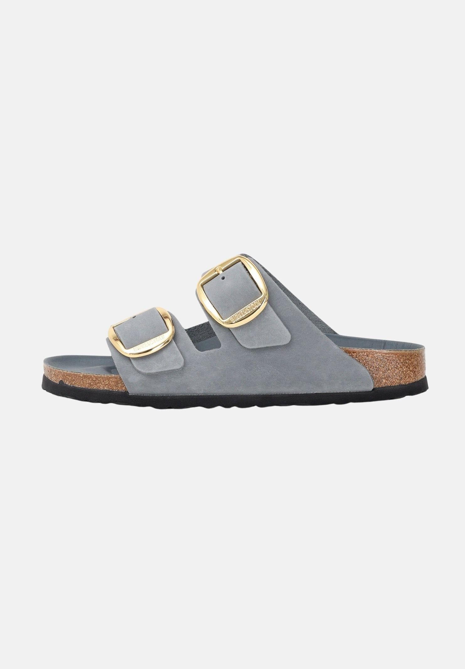 BIRKENSTOCK Ciabatte Arizona Big Buckle grigie da donna 1032071 . BIRKENSTOCK